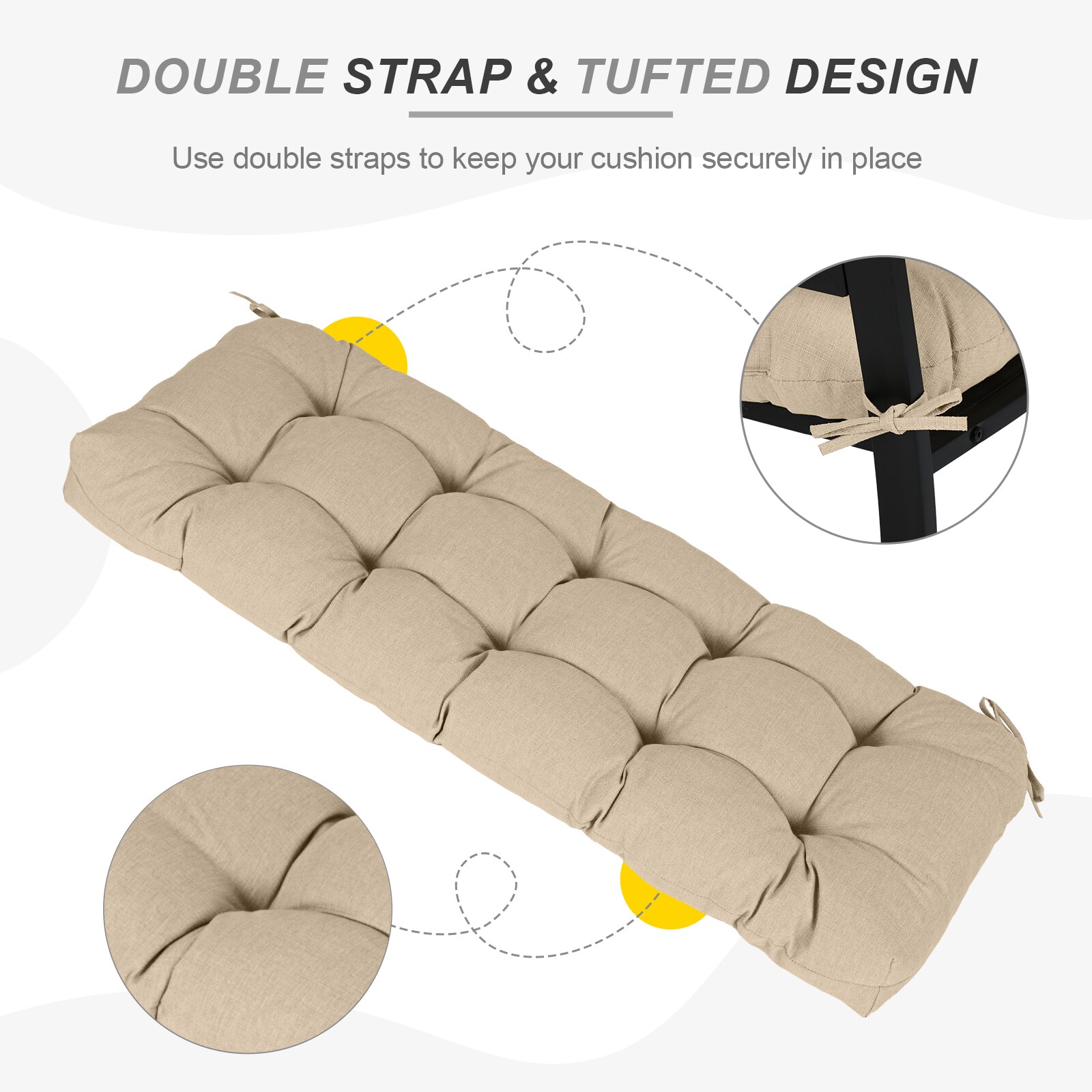 Aoodor A379-PLNLN Patio-Furniture-Cushions - View #6