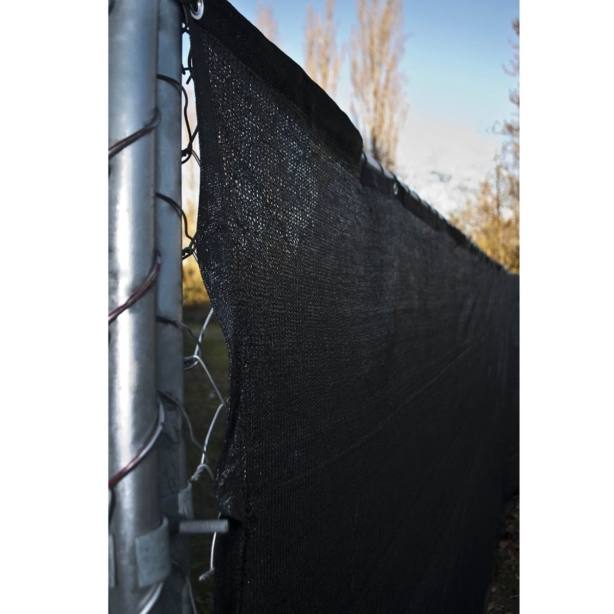 ALEKO PLK0650BLK-LO Chain-Link-Fence-Slats - View #5