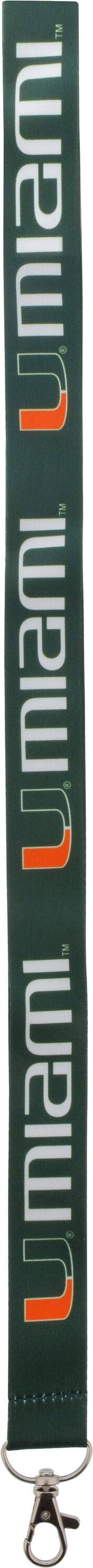 Hillman 711647 Miami Hurricanes Black and red Lanyard
