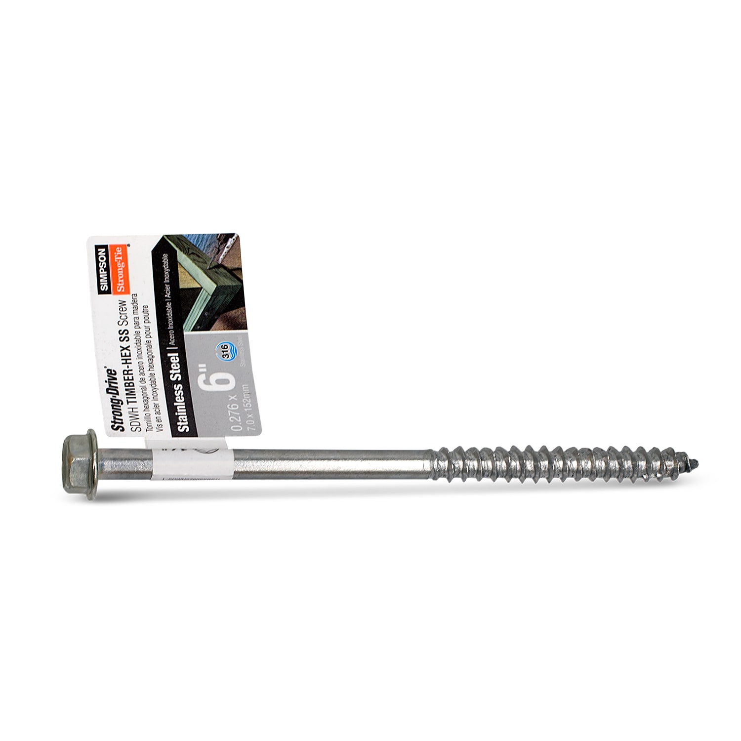 Simpson Strong-Tie SDWH27600SS-RP1 Wood-Screws - View #2