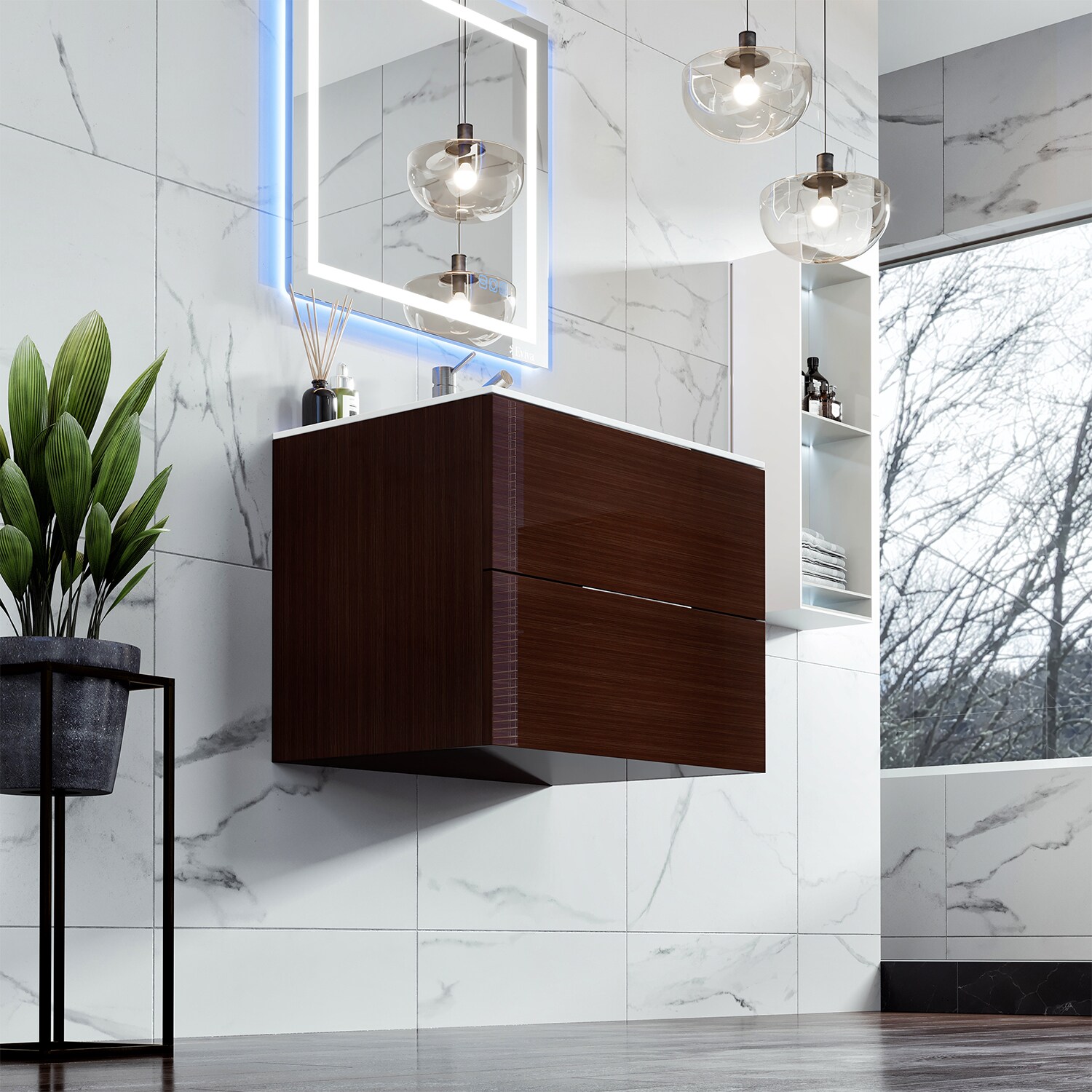 Eviva EVVN523-28WG Bath-Vanity-Combo - View #2