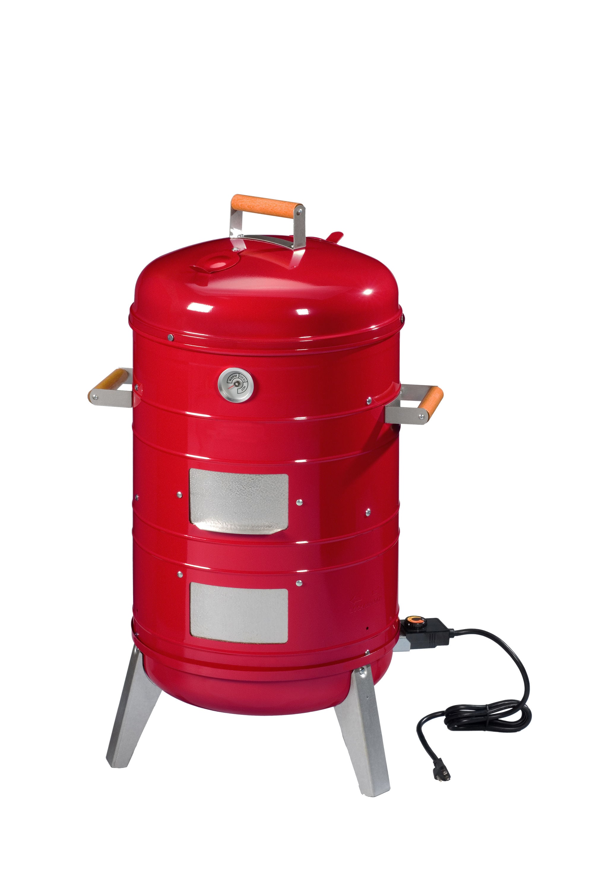 2-In-1 Electric Combination Water Smoker with 1500Watt Heating
