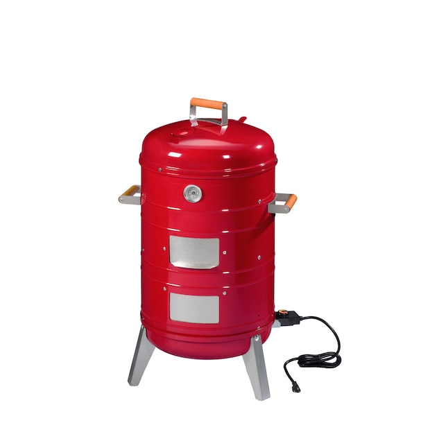 Americana 351-Sq in Red Electric Smoker in the Electric Smokers department  at
