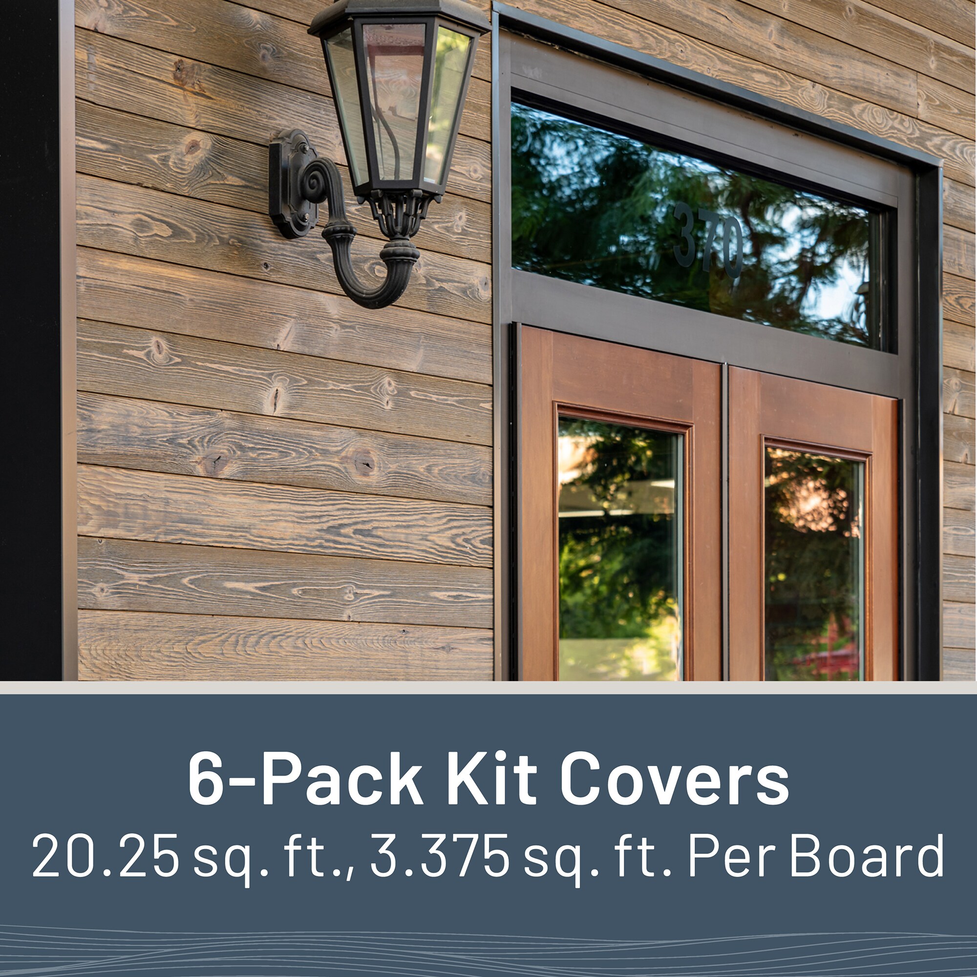 Easy Planking Thermally Modified Wood Siding Board 1 in. x 6 in. x 8 foot long in Grooved Design (6-Pack)