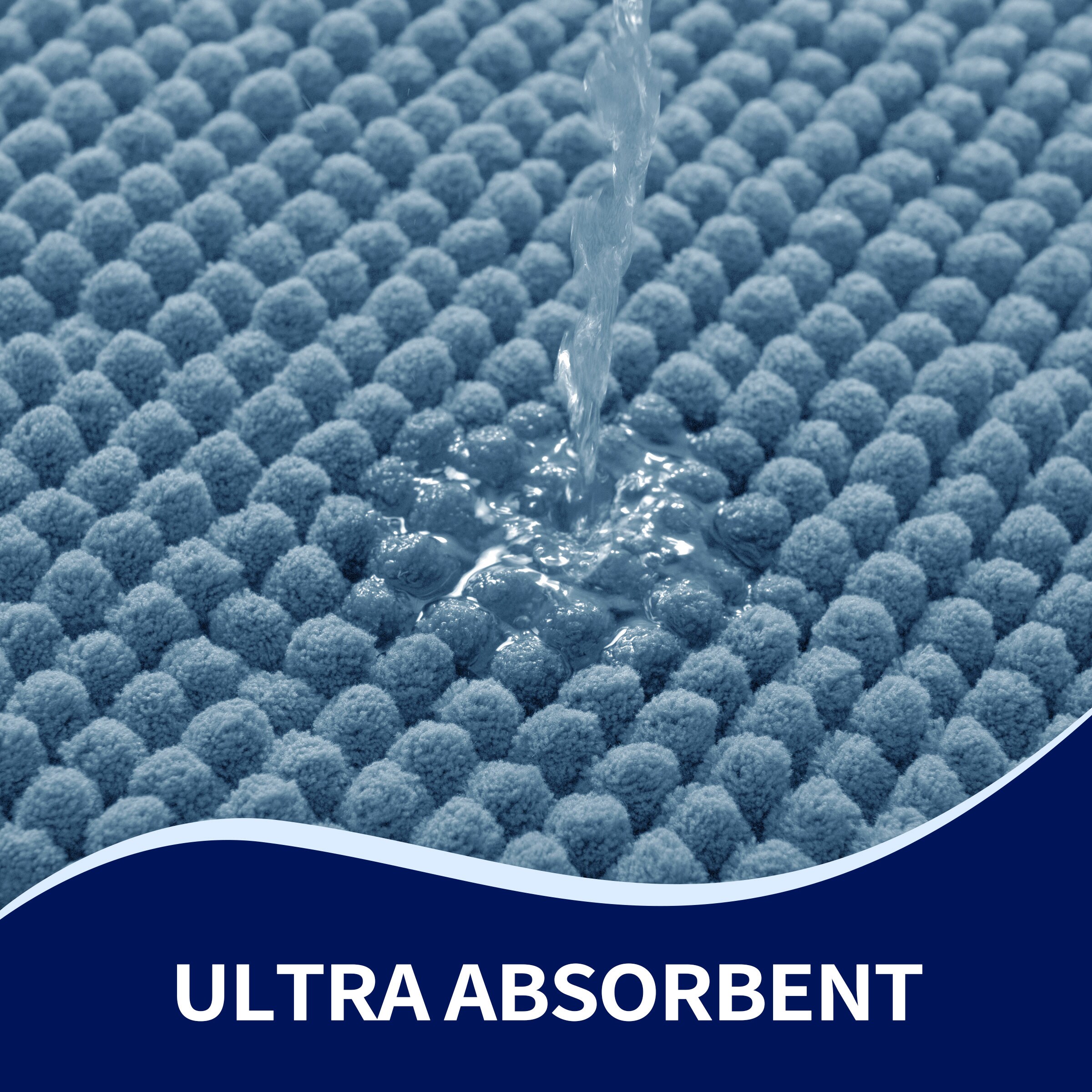 Blue Bath Mat (Large Rectangle - 39x16) – Sierra Concepts