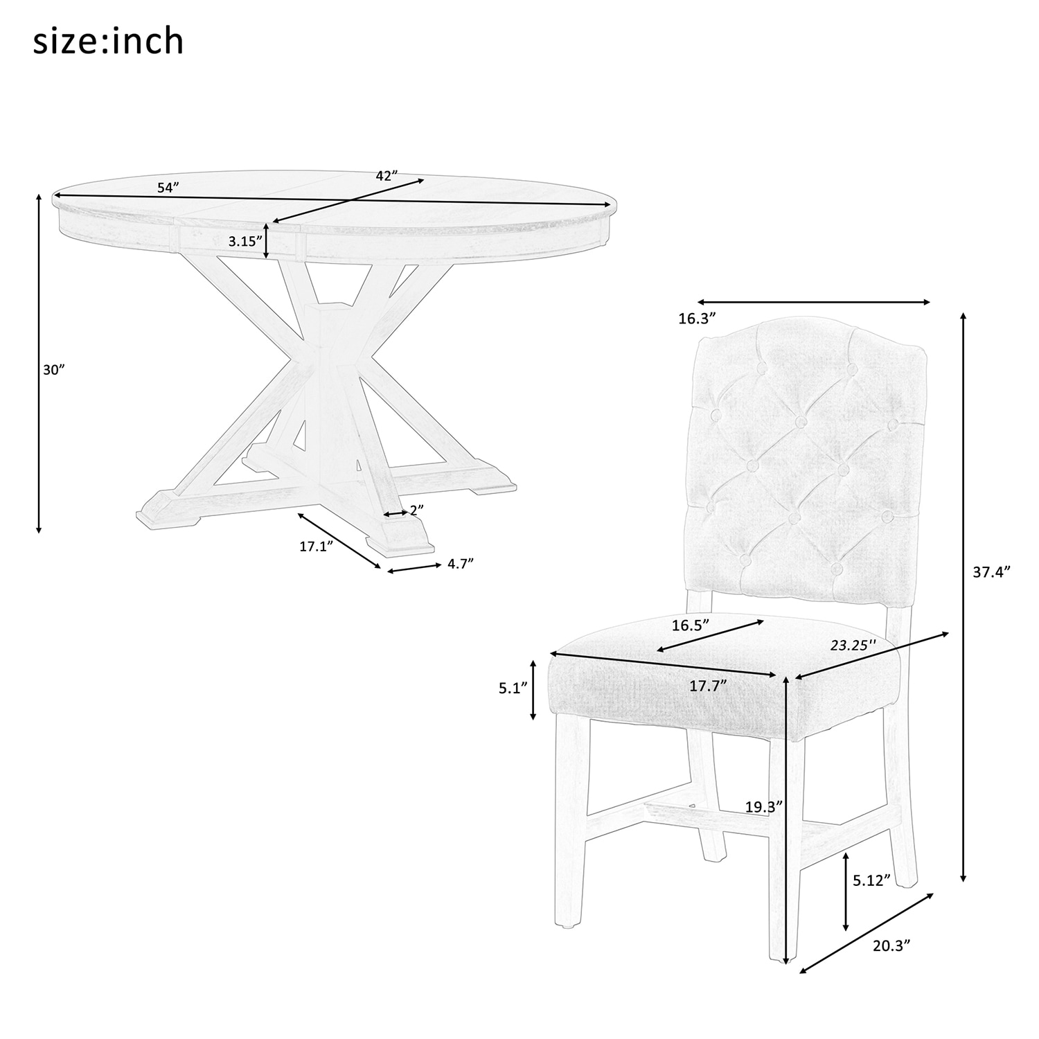 SINOFURN SYA010208GN Dining-Sets - View #5