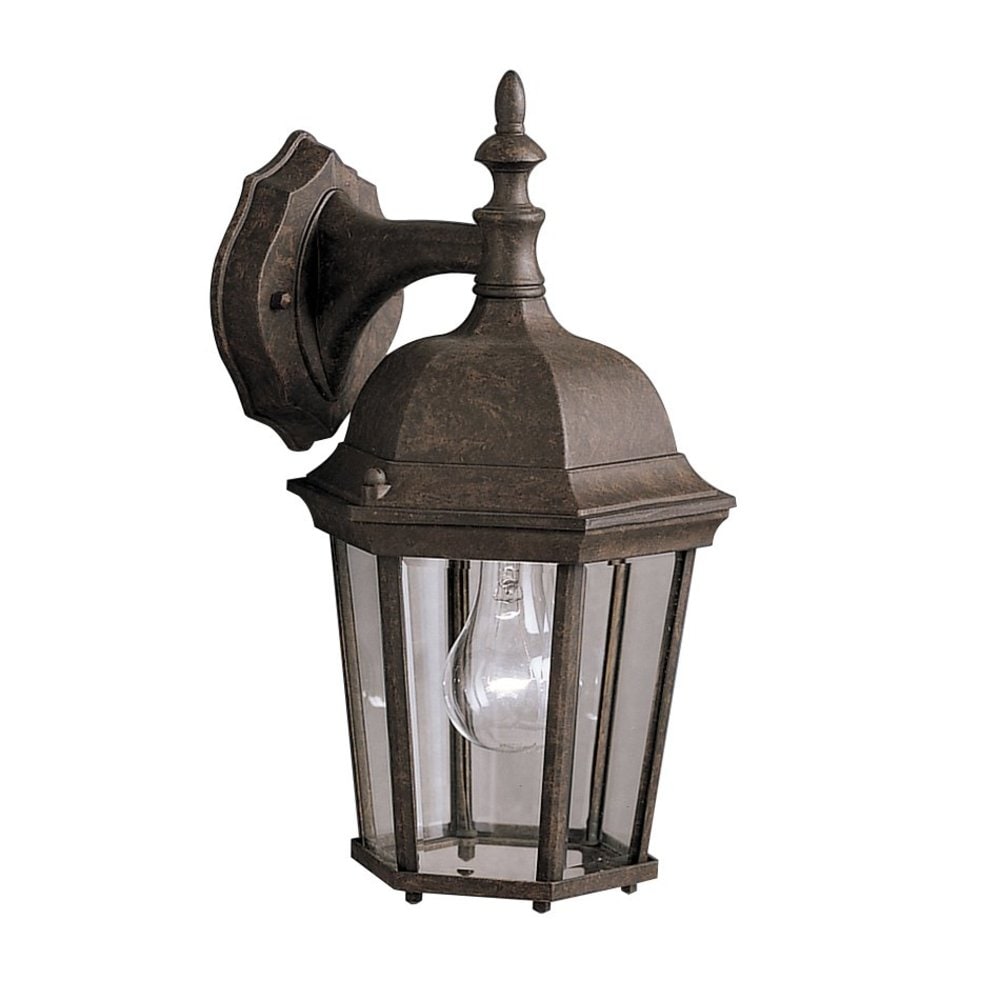 Kichler Madison 1-Light 14.75-in Tannery Bronze Outdoor Wall Light