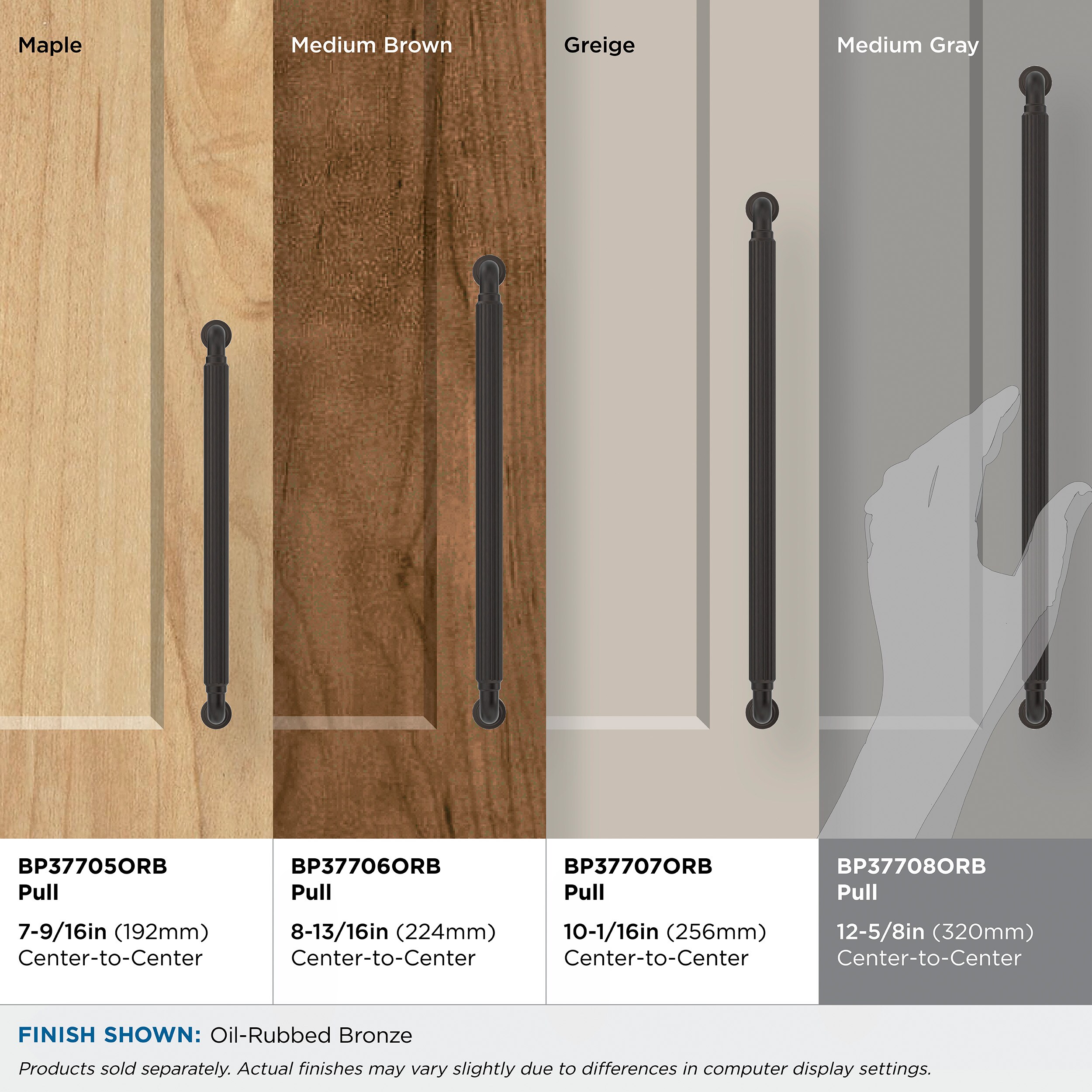 Amerock BP37708ORB Cabinet-Pulls - View #7