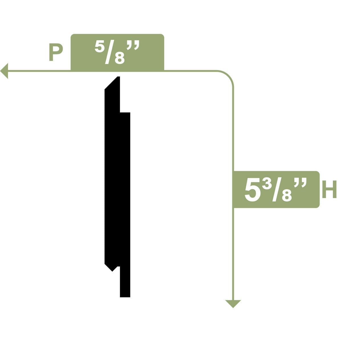 Ekena Millwork MLD05X01X96PLSWPV Window-Door-Casings - View #3