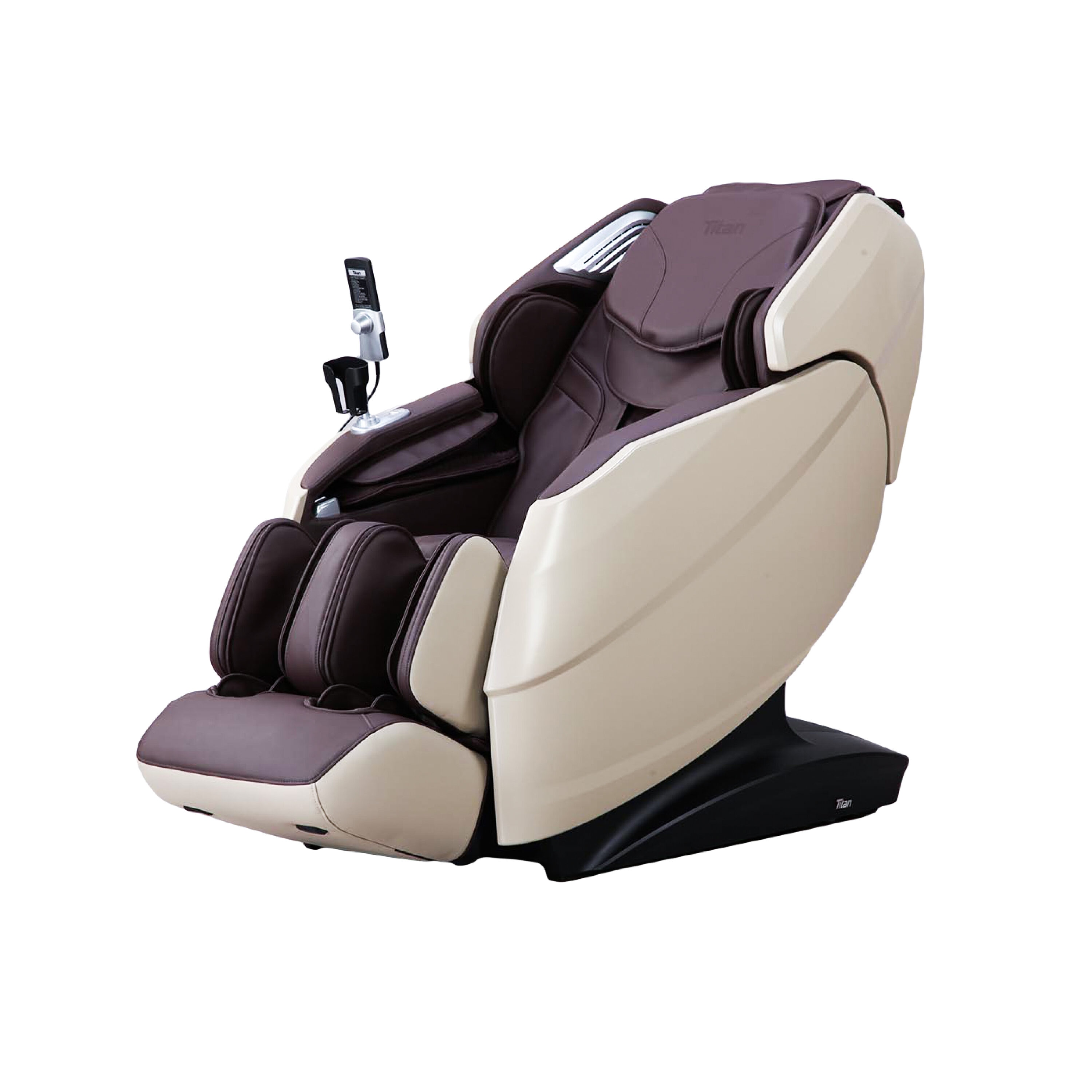 Osaki REJUVBN Rejuv 4D Brown Faux leather Upholstered Powered Reclining Zero Gravity Massage chair