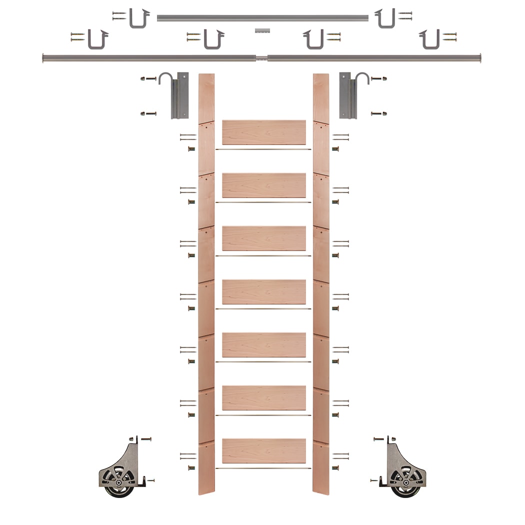 Meadow Lane EG.300-92RO-12.02-PF Library-Ladders - View #4