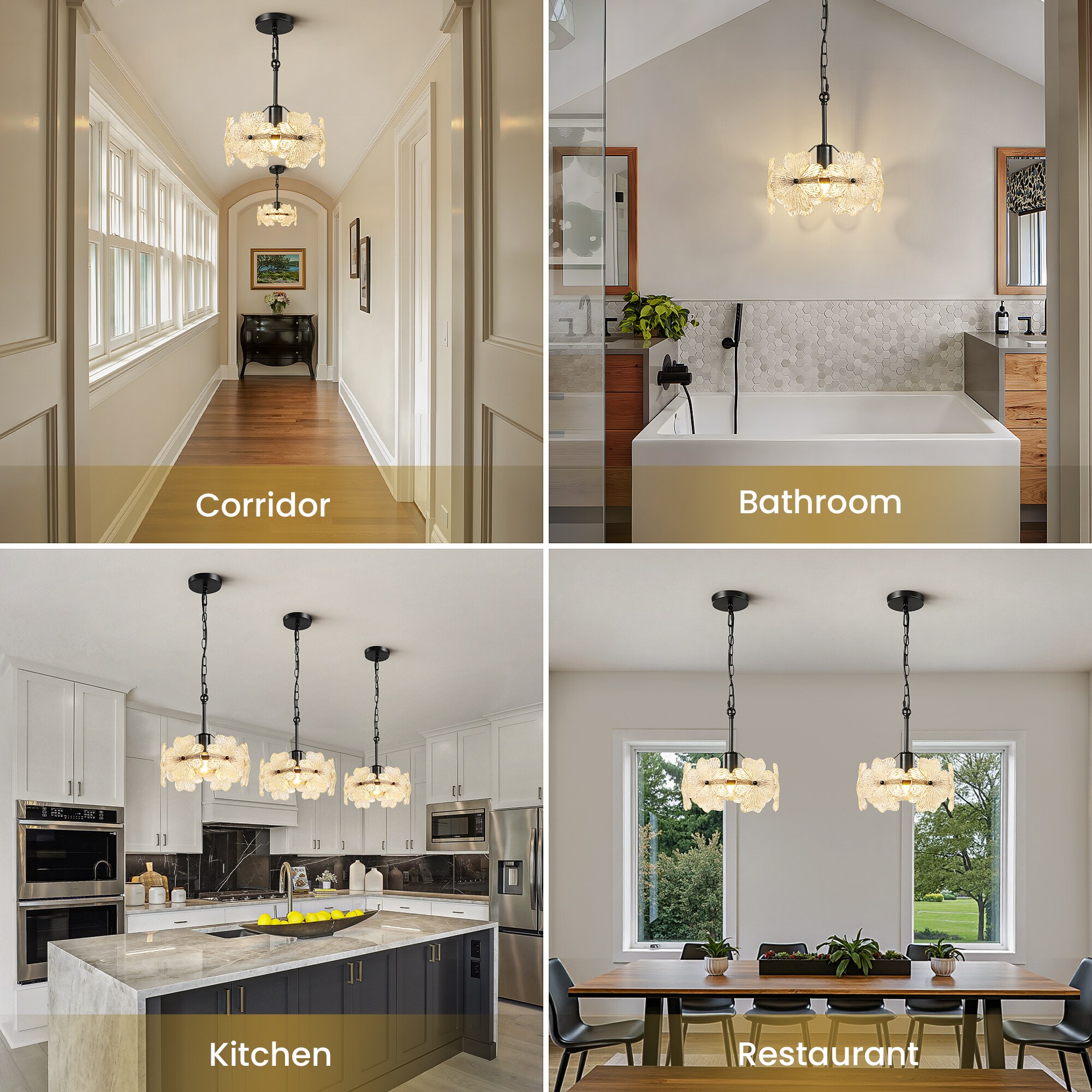 KAISITE 8216PL-06BK-US Pendant-Lights - View #6
