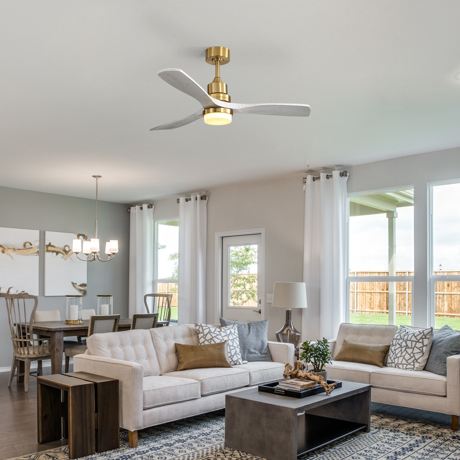 Sofucor LS-5247-BG-SX-60-W Ceiling-Fans - View #2
