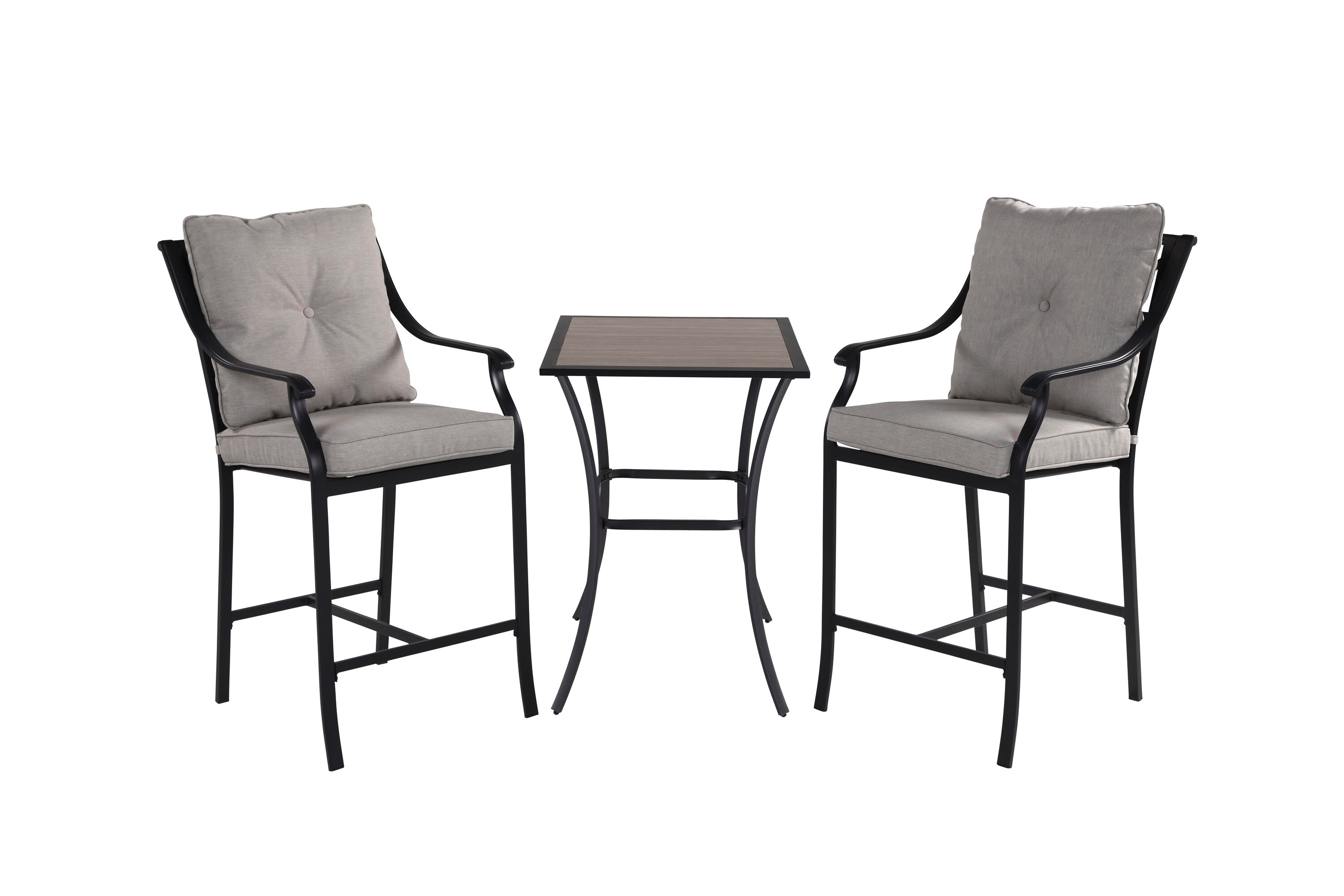 Style Selections Elliot creek Set of 2 Dark Gray Steel Frame