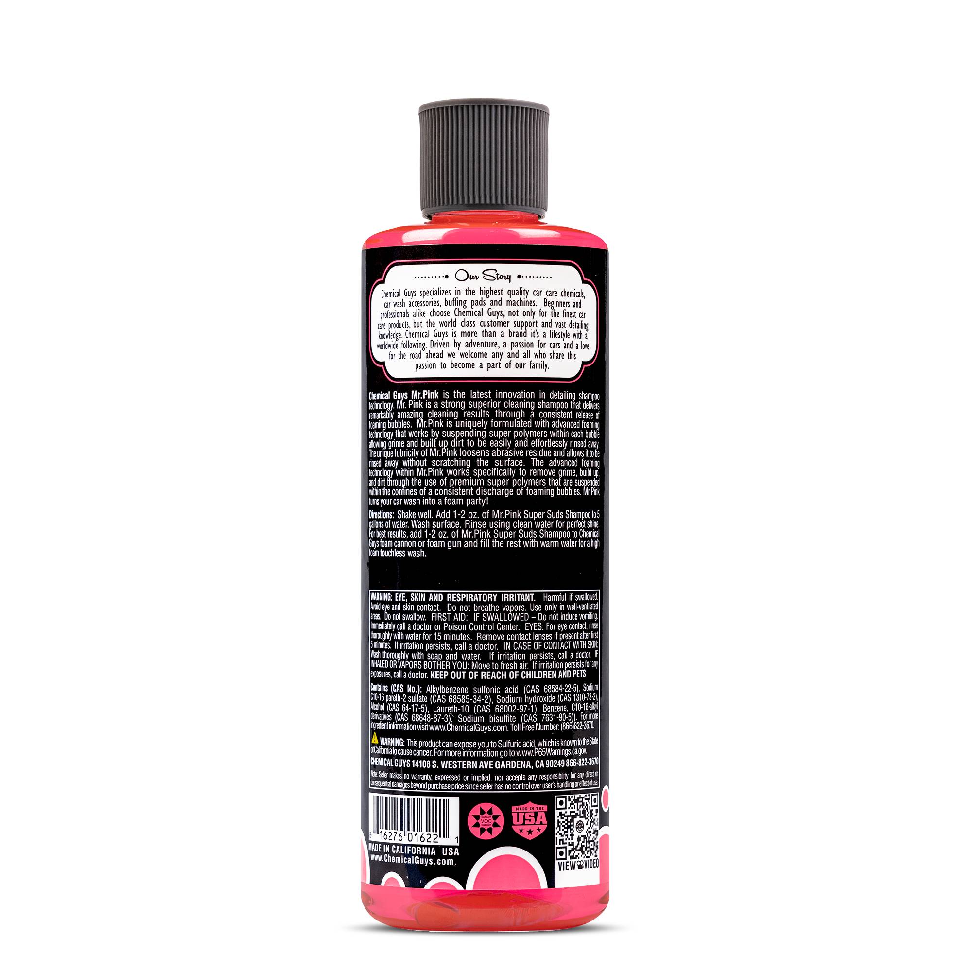 Chemical Guys Mr. Pink Shampoo and Cleaning Soap, 2225825