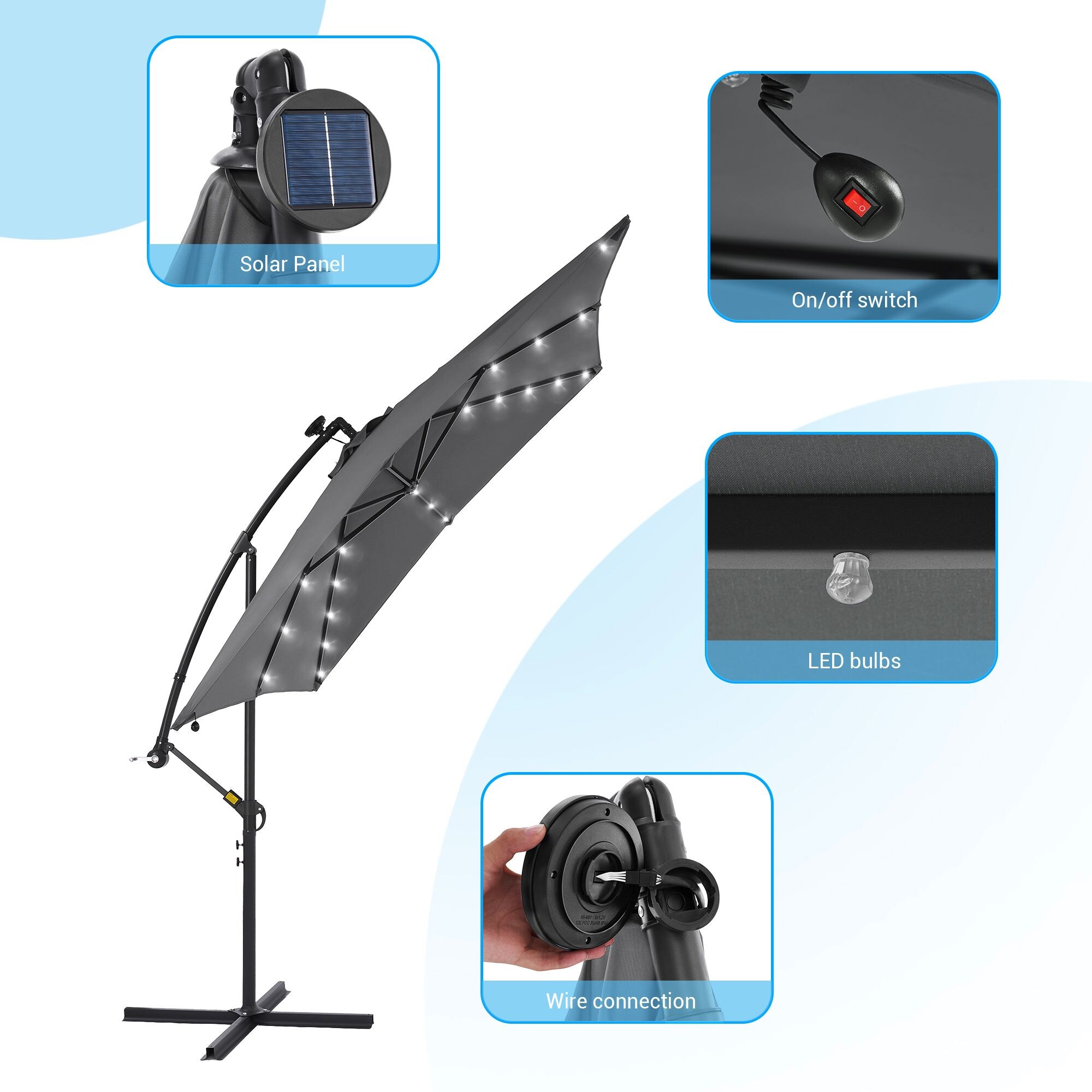 ACEGOSES LW-SOF97BK Umbrellas-2 - View #7