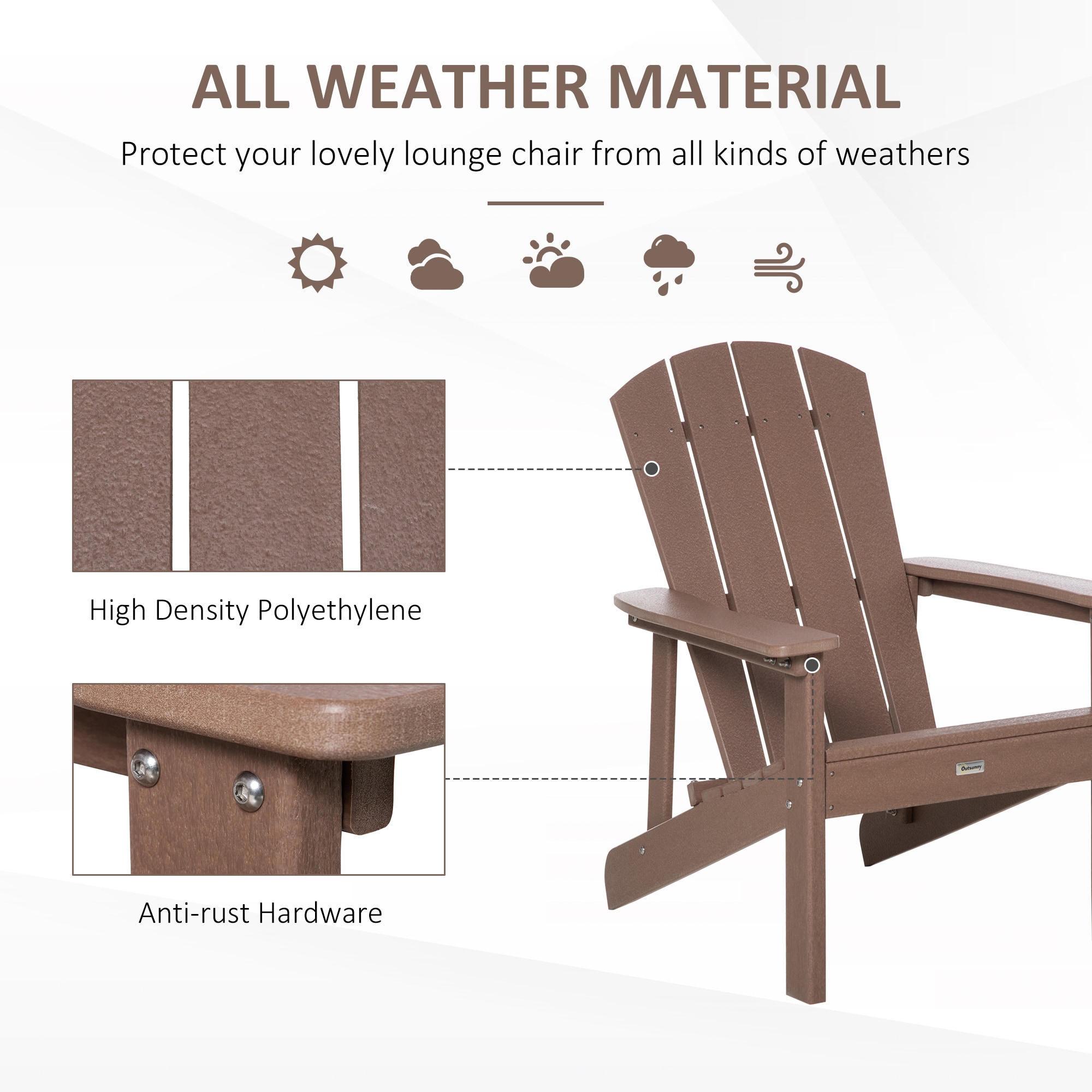 Forclover ASE-637BN Patio-Chairs - View #7