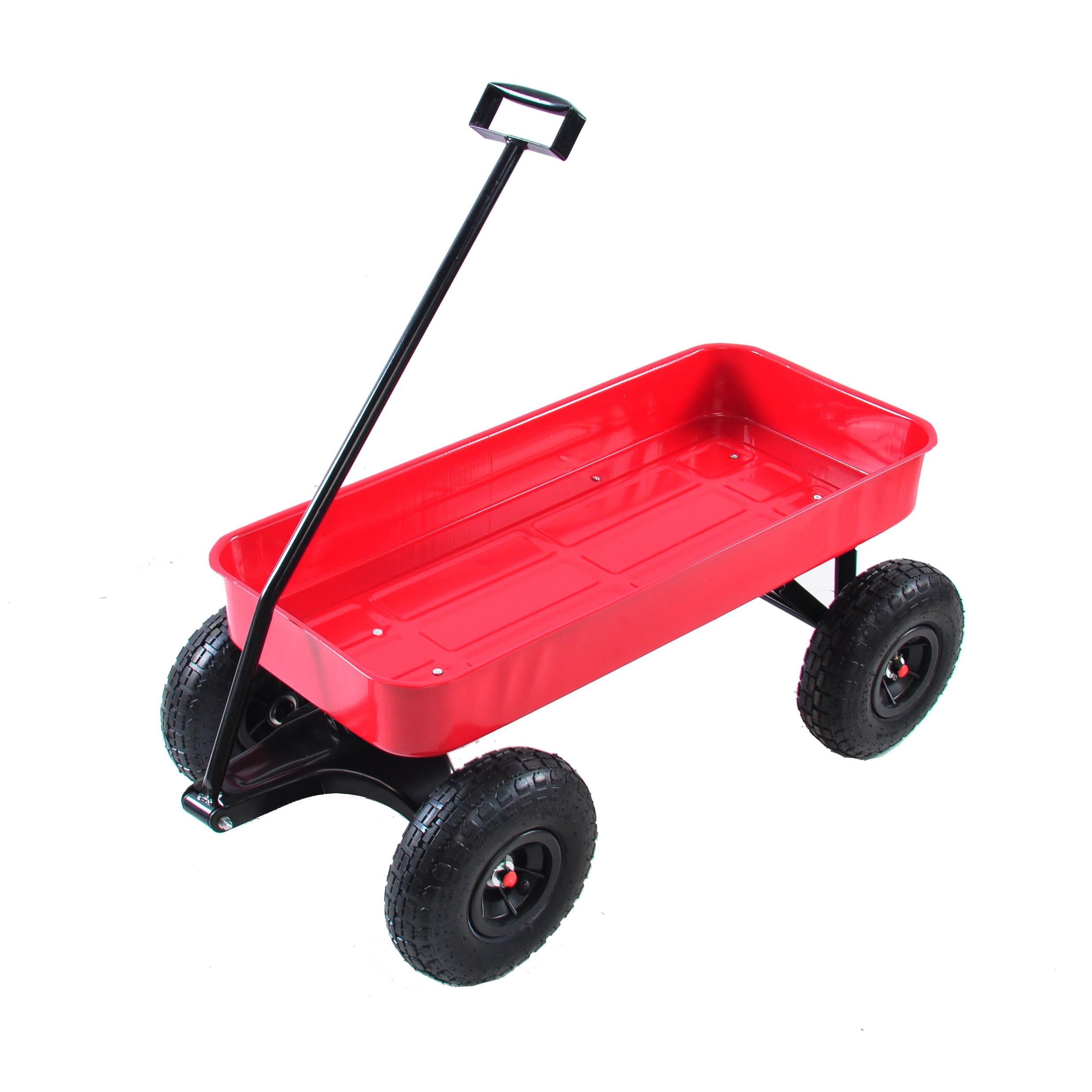 CESICIA FCOMS03G 1-cu ft 4 Wheel Steel Push Wheelbarrow