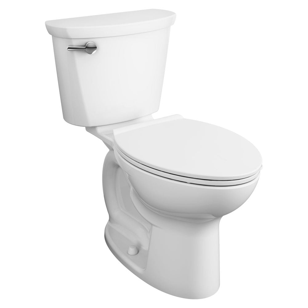 American Standard 215FA004.020 Cadet Pro White Elongated Standard height 12-in Rough-In 1.6 GPF Single 2-piece Toilet