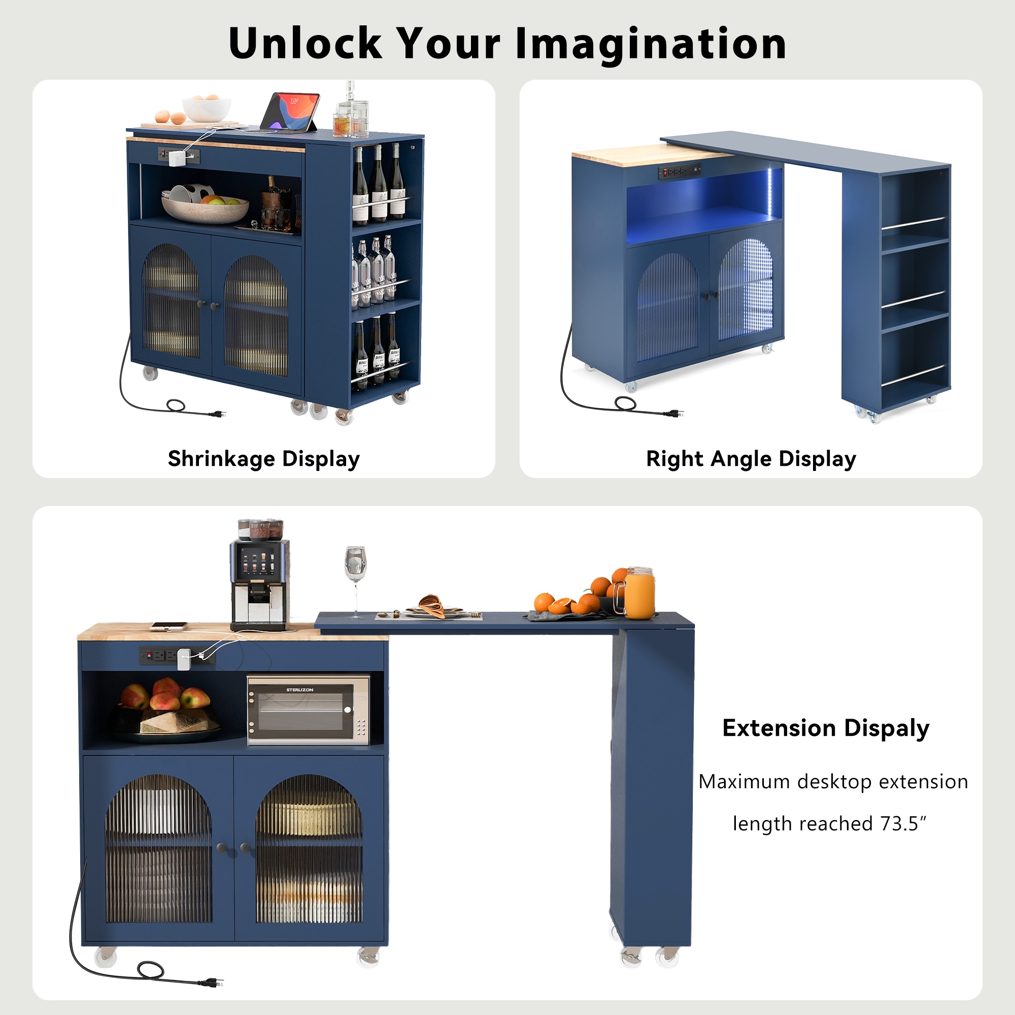 Kahomvis KK-QPO2-AN Kitchen-Furniture - View #5