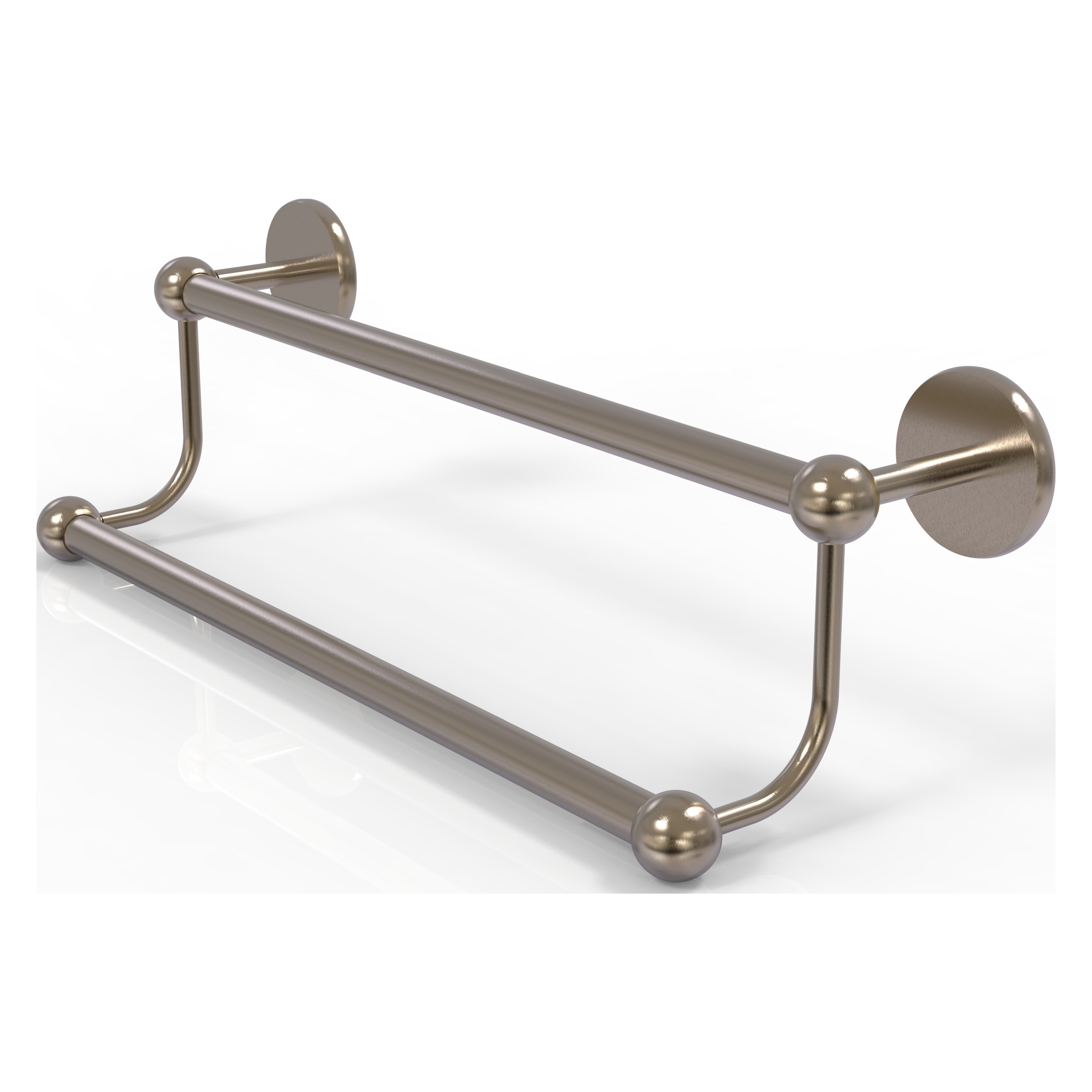 Allied Brass P1072/36-PEW Prestige Skyline 36-in double Antique Pewter Wall mount Double Towel Bar