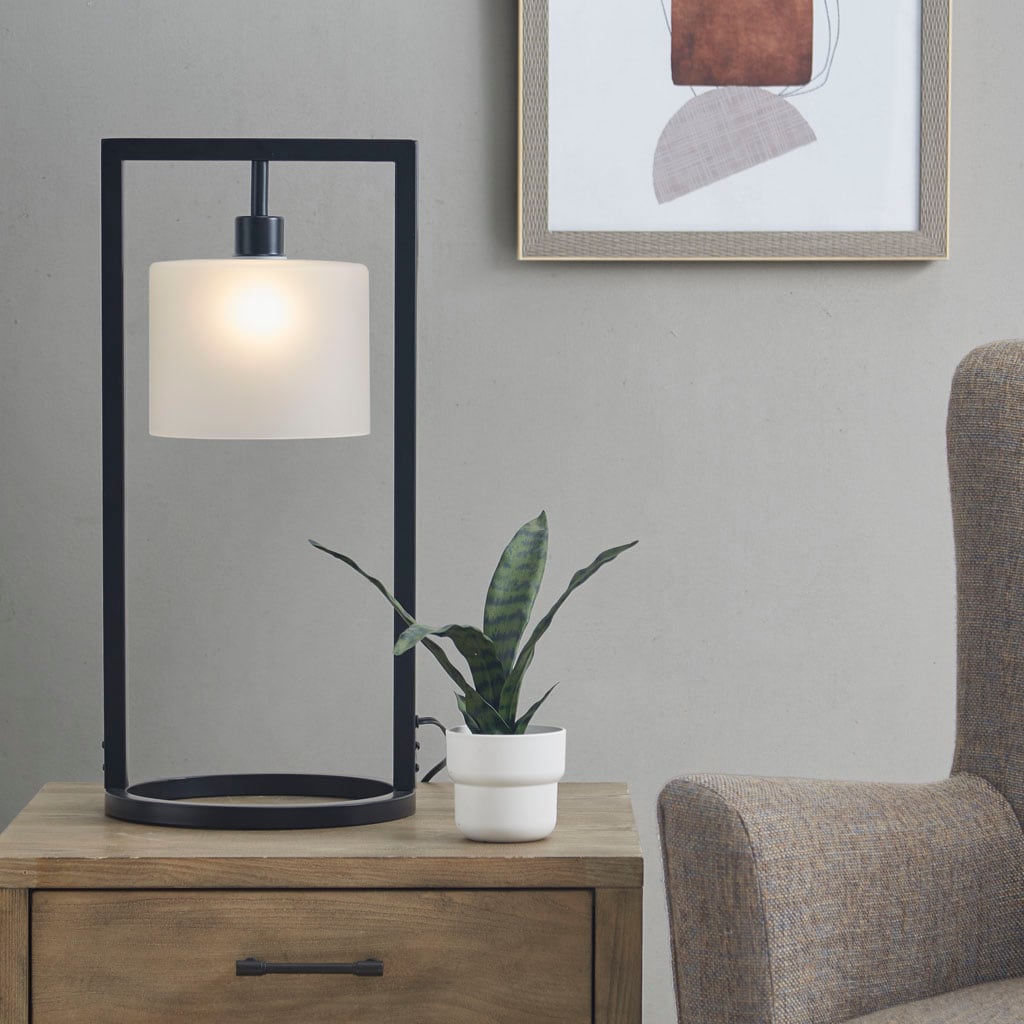 ZAKLOOP MD03596583 Lamp 24-in Magnifying White Standard Desk Lamp with Resin Shade