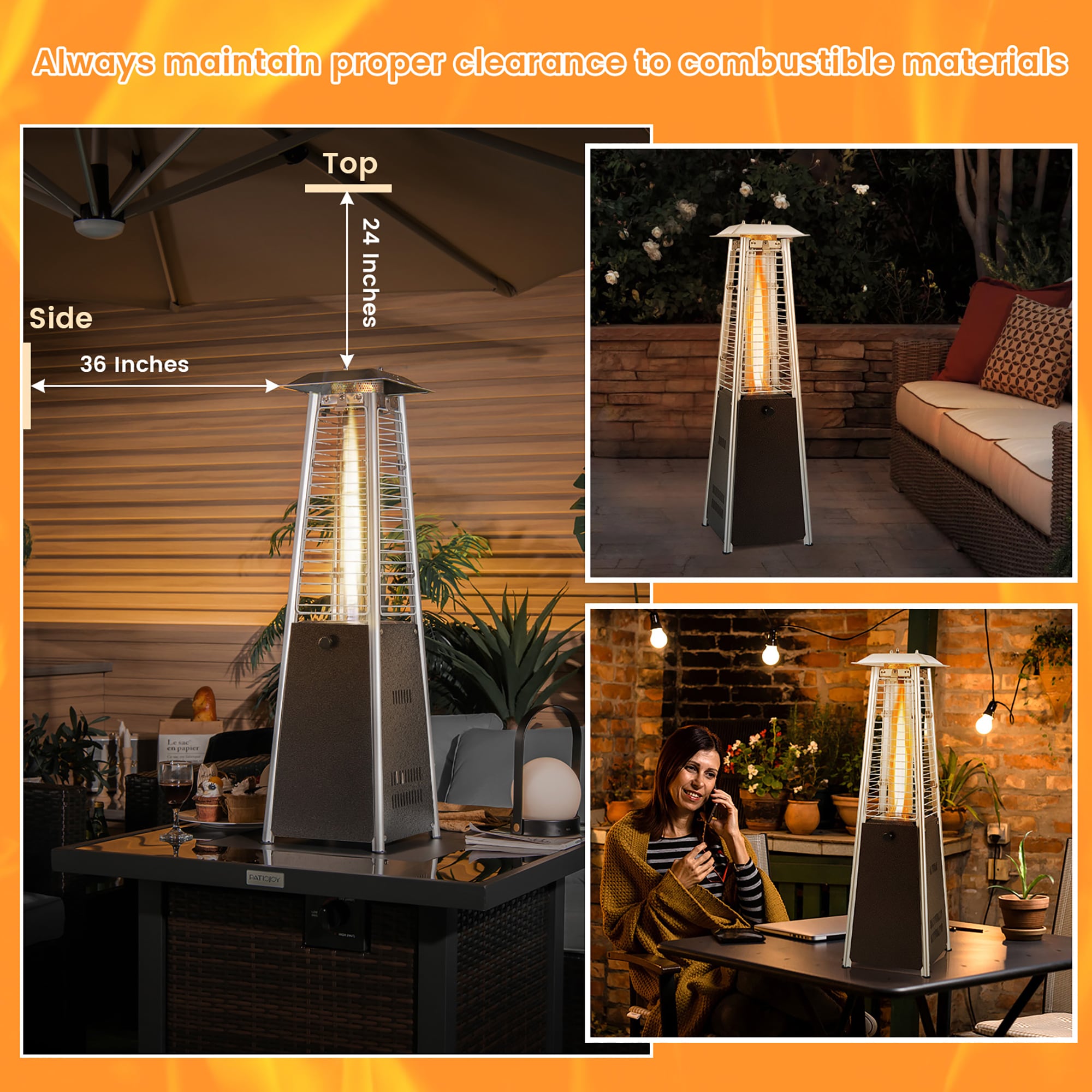 Costway LWS00847 Portable-Liquid-Propane-Heaters - View #4