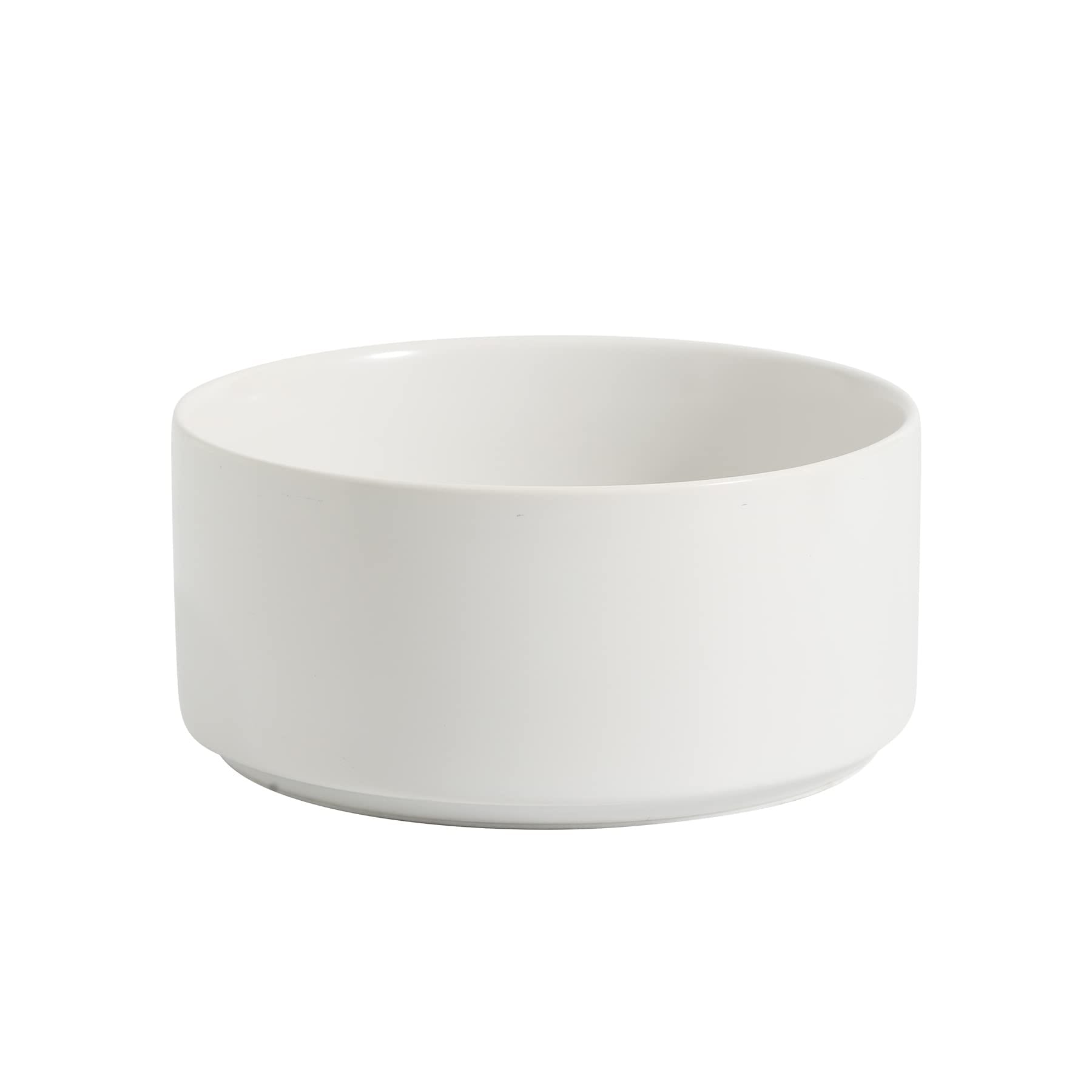 AOIZGMY -  Ceramic Dog Food and Water Bowl 28oz Non Slip White 6 Inch Pet Bowl for Small and Medi...