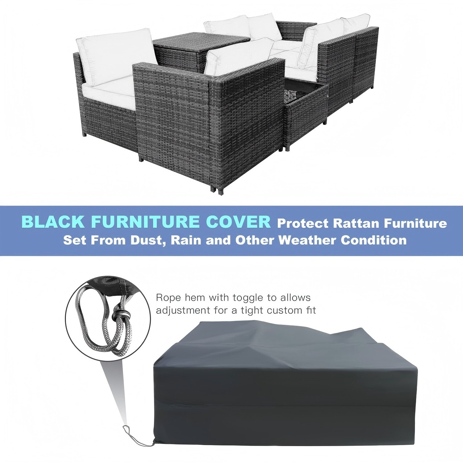 Forclover HBV-HW657RE Patio-Sofas-Daybeds - View #11