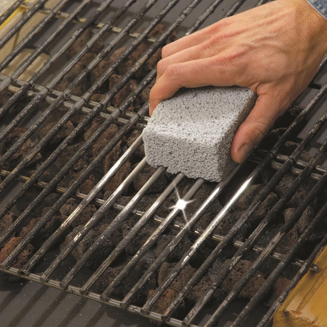 EarthStone Fiberglass 5.88-in Grill Cleaning Block in the Grill Brushes & Cleaning  Blocks department at
