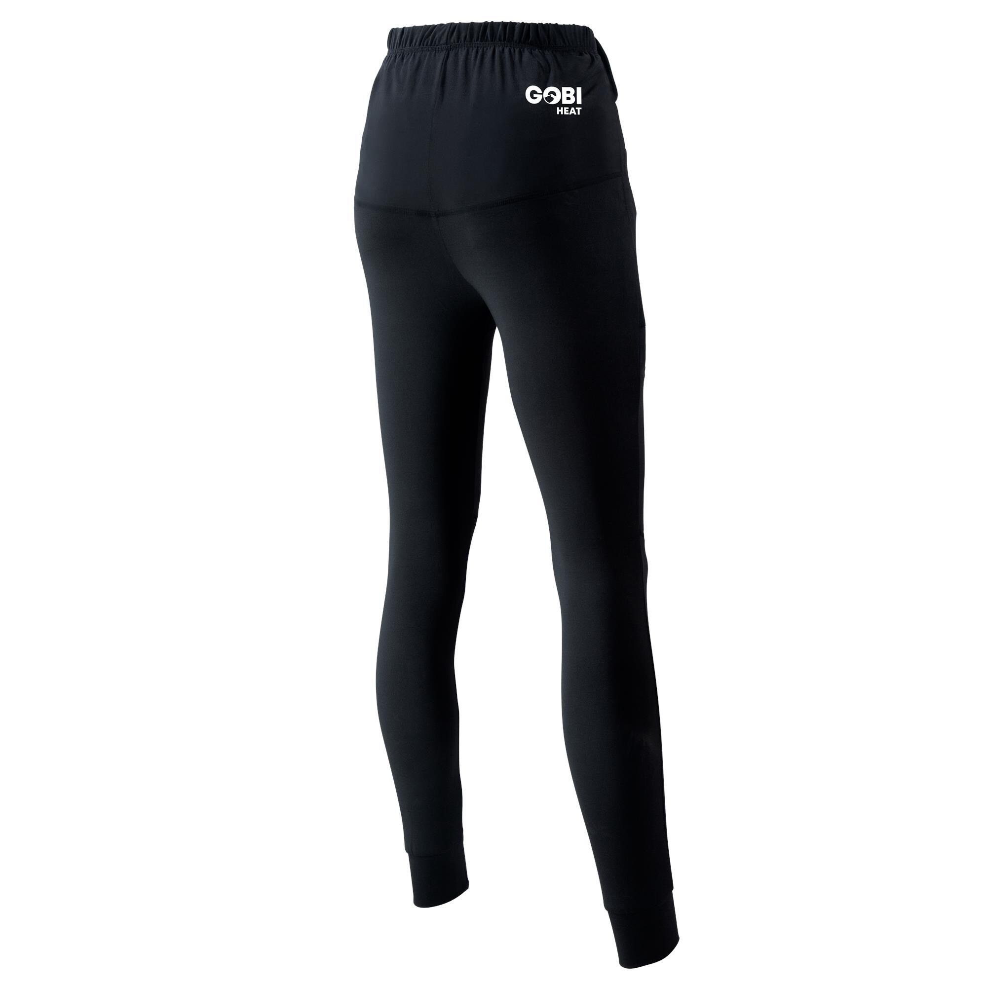Gobi Heat Women's XL Heated Pants - Black, Wind and Water Resistant,  Flexible Polyester/Spandex Blend in the Pants department at