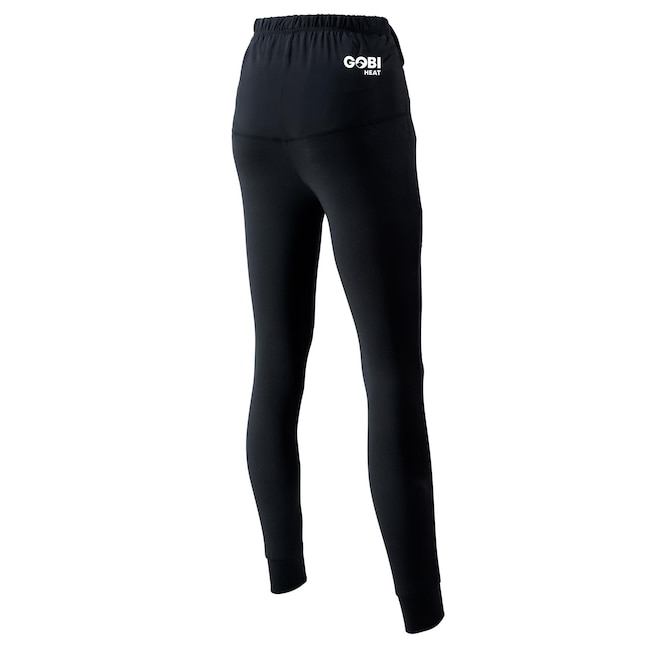 Gobi Heat Women's Black Heated Pants - Medium, Wind and Water Resistant,  Flexible Polyester/Spandex Blend in the Pants department at