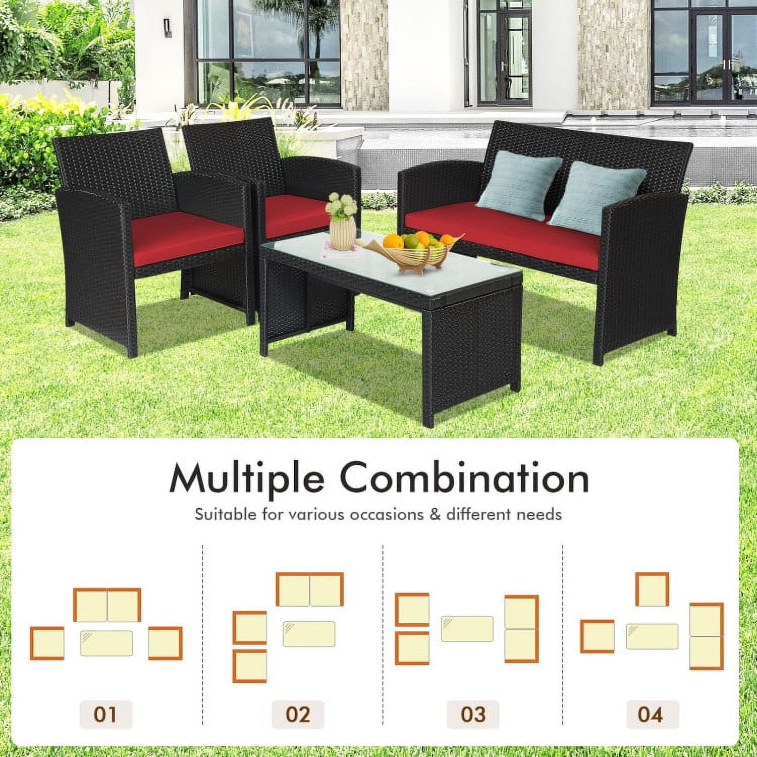 VERYKE 5354821725648 Patio-Conversation-Sets - View #2