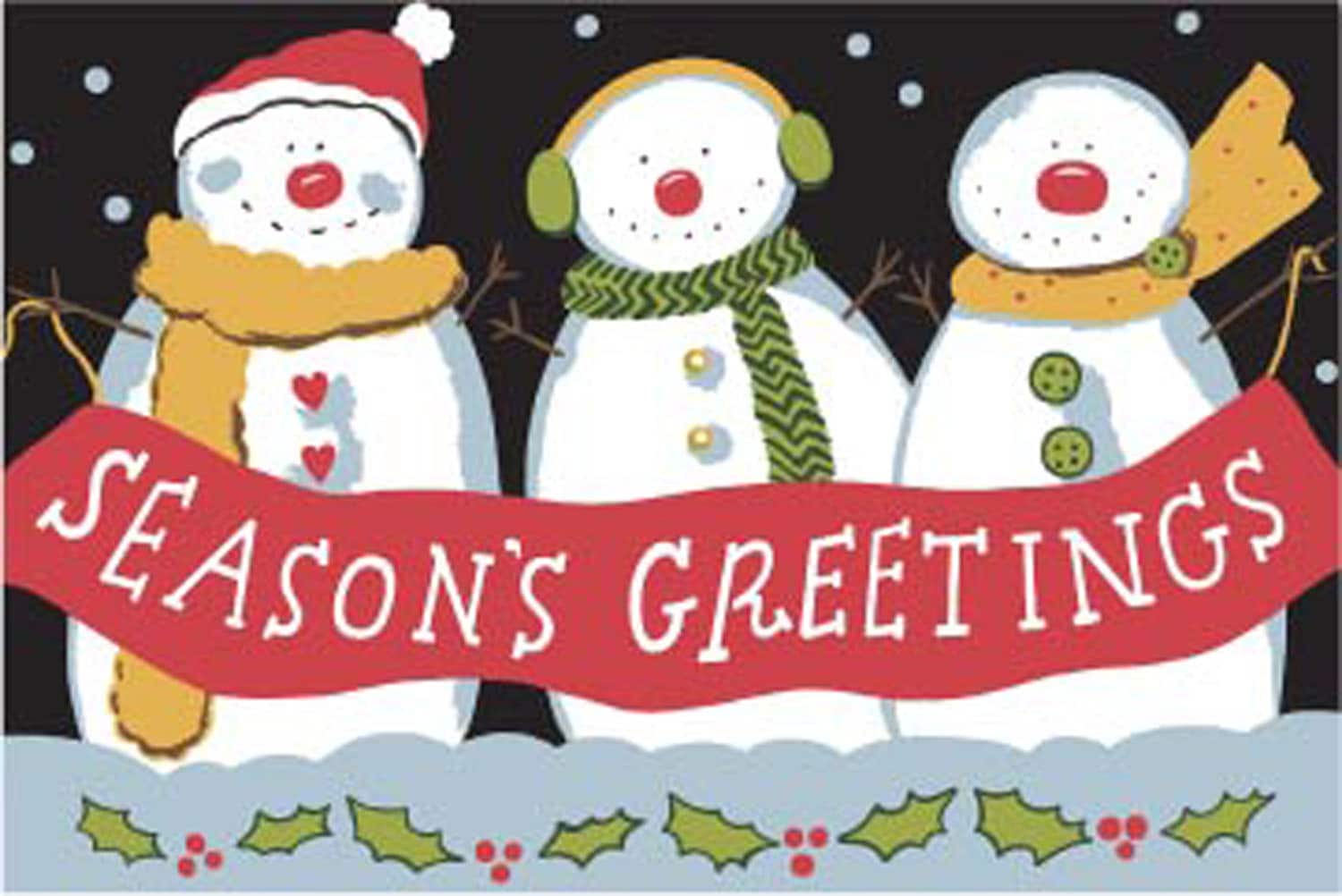 Natco 9385W.91.07 Christmas Multi Nylon Rectangular Indoor or Outdoor Decorative Winter Door Mat