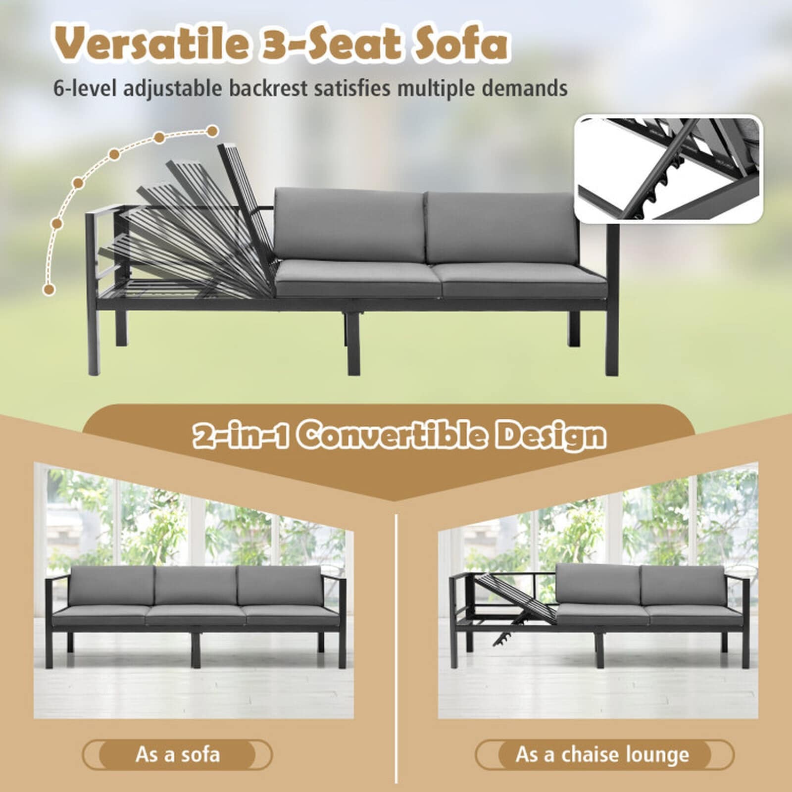 SUGIFT LW108SUGHY746 Patio-Conversation-Sets - View #5