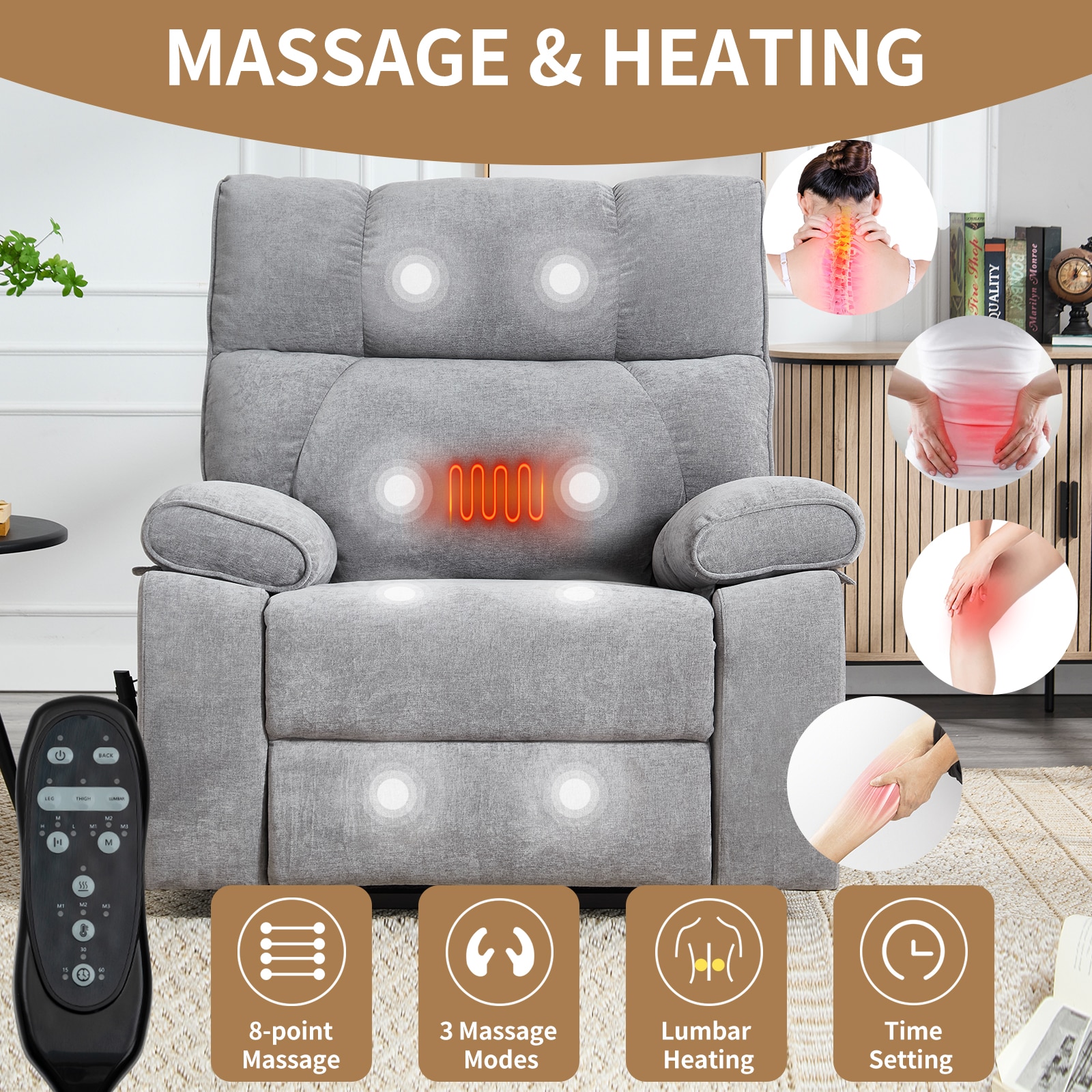 Mondawe MD-TP59AAE recliners - View #2