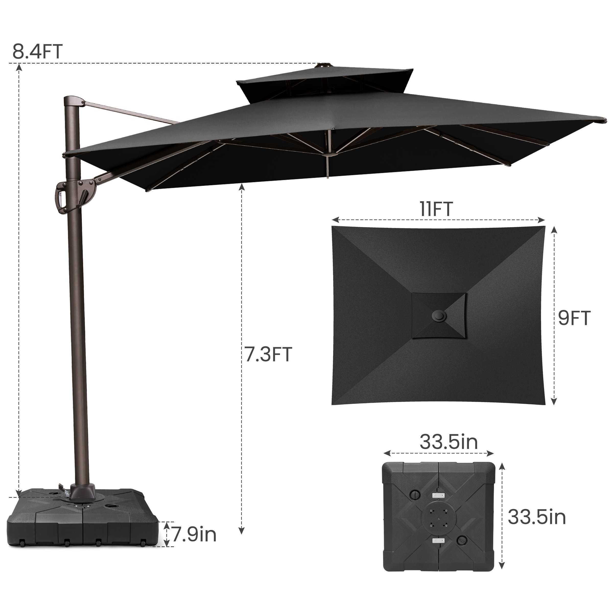 Crestlive Products CL-PU048BLK Umbrellas-2 - View #3