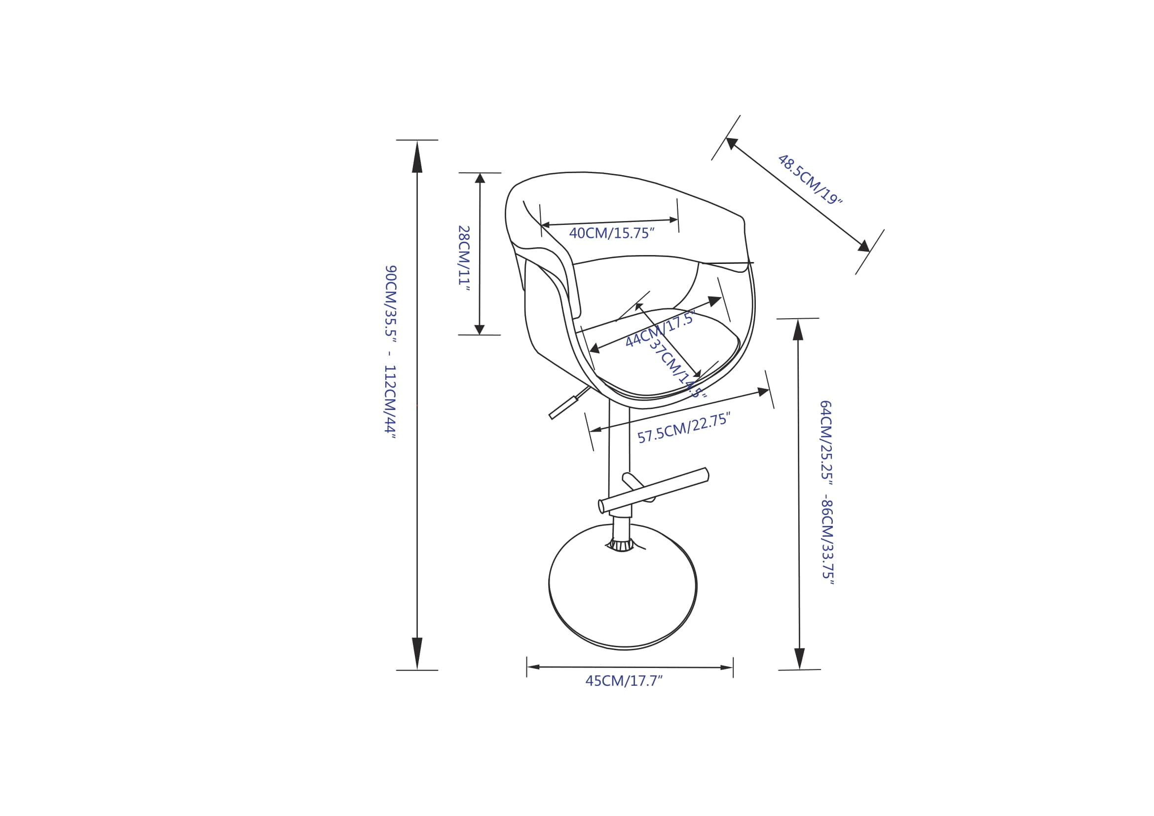 Simpli Home AXCSHEBSW-G stools - View #7