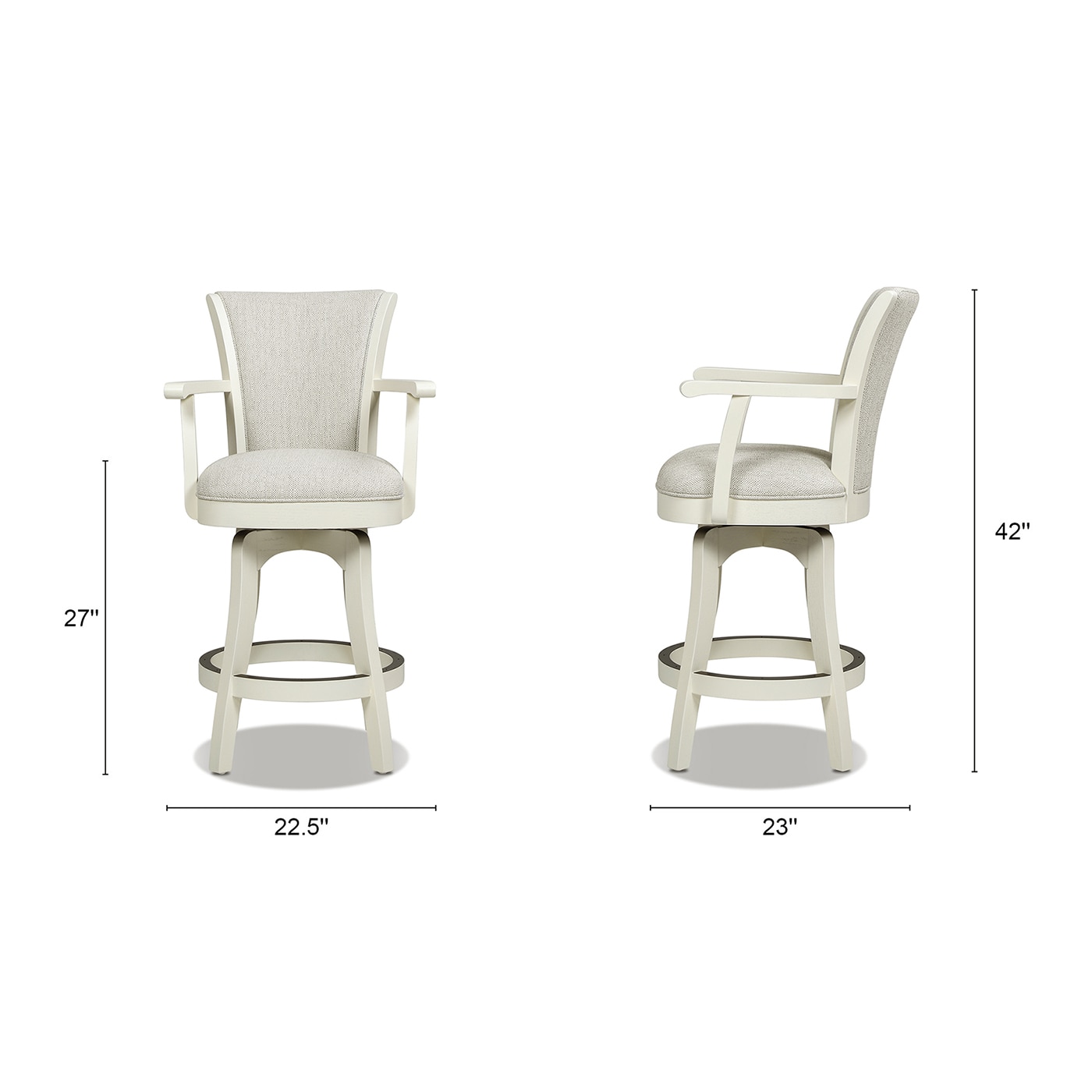 Jennifer Taylor Home 81041W-PPW stools - View #8