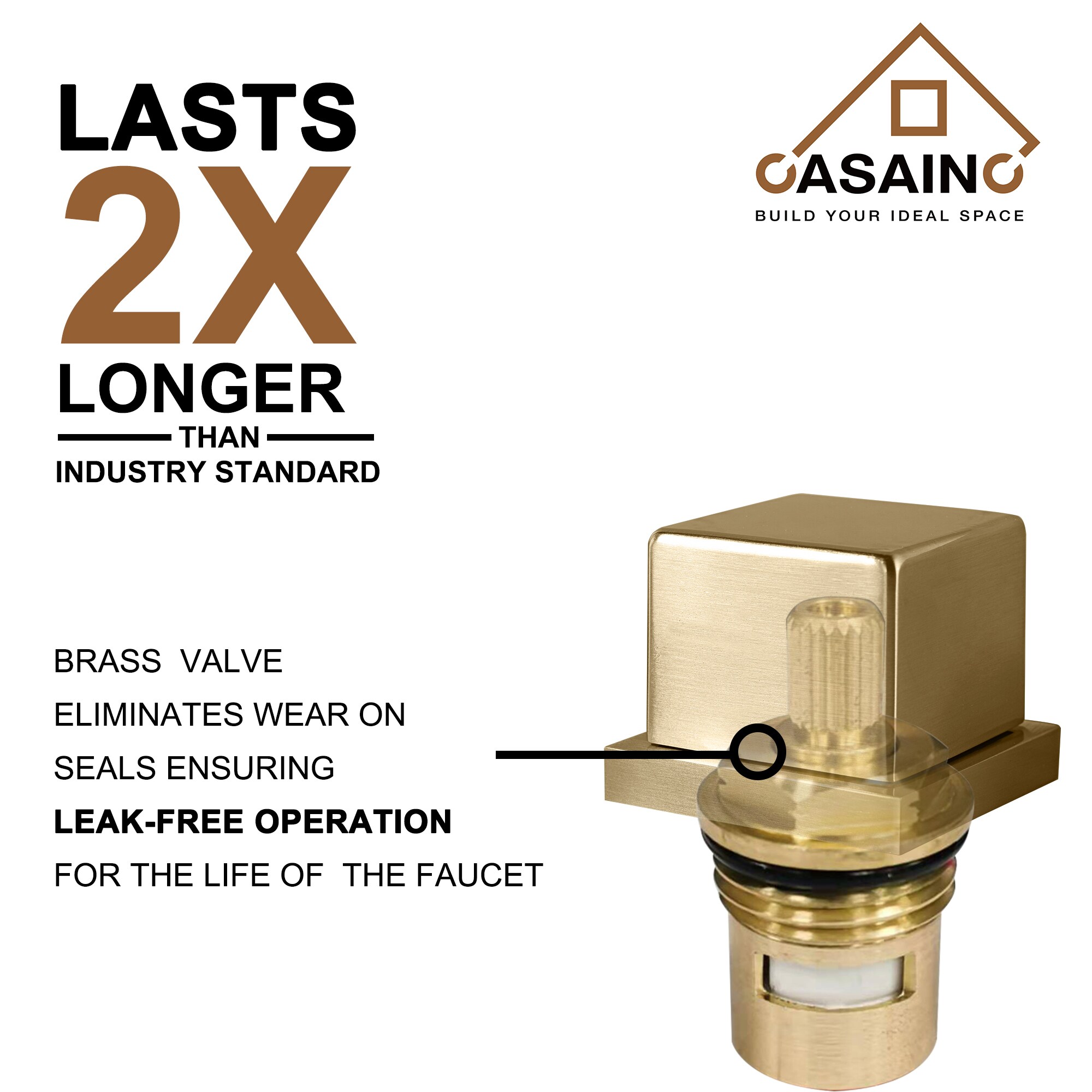 CASAINC MCS-55BG Lavatory-Faucets - View #6