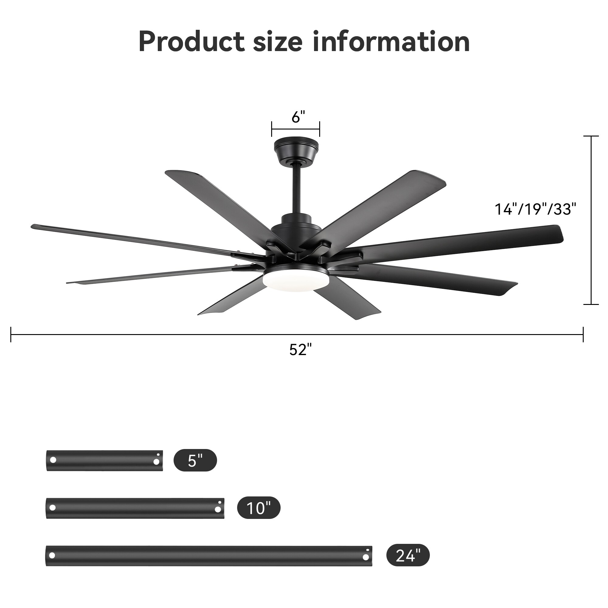 SINOFURN SYD130011WT Ceiling-Fans - View #5
