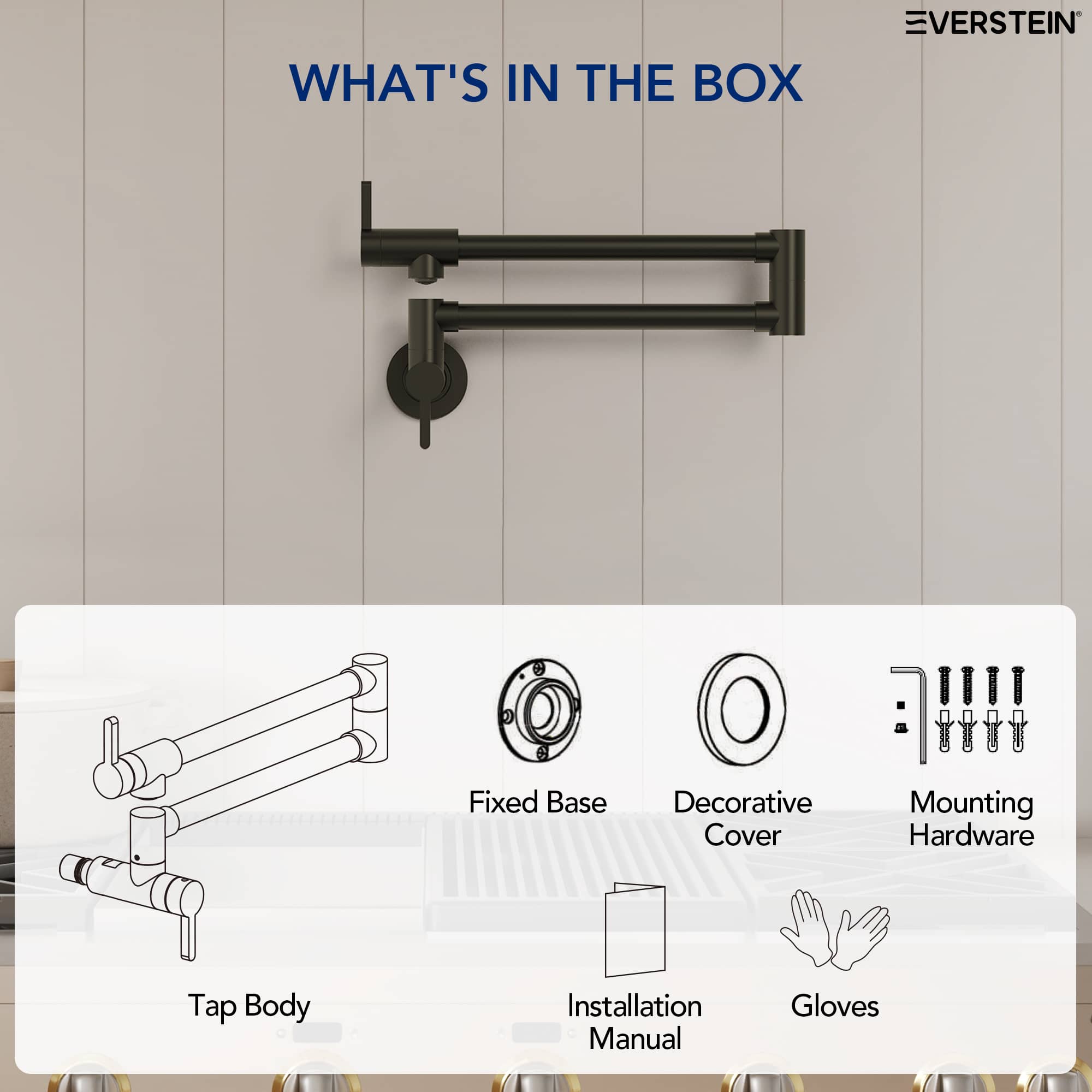 EVERSTEIN SFS-1179-BK Kitchen-Faucets - View #9