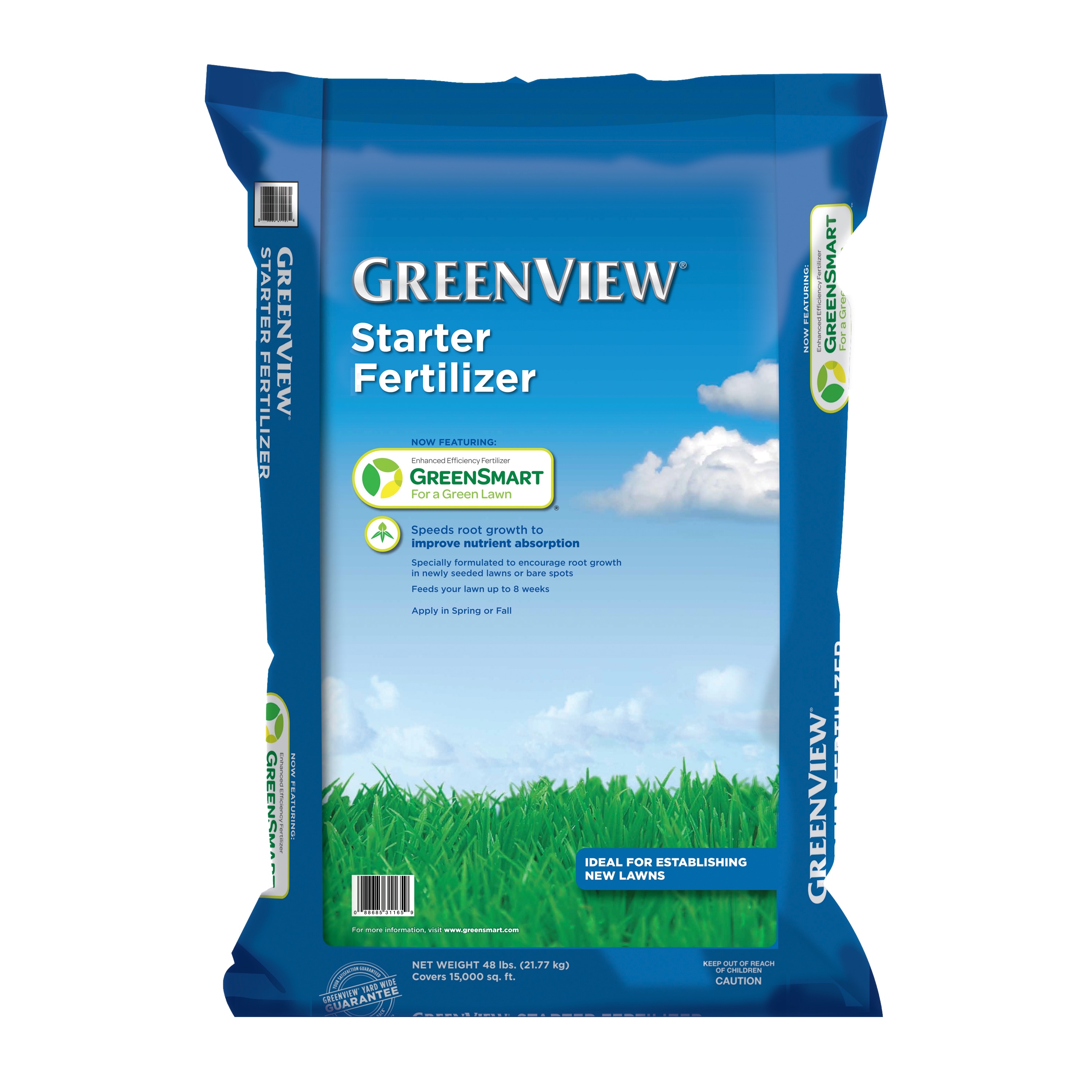 Greenview Starter Fertilizer 48-lb 15000-sq ft 10-18-10 Lawn Starter ...