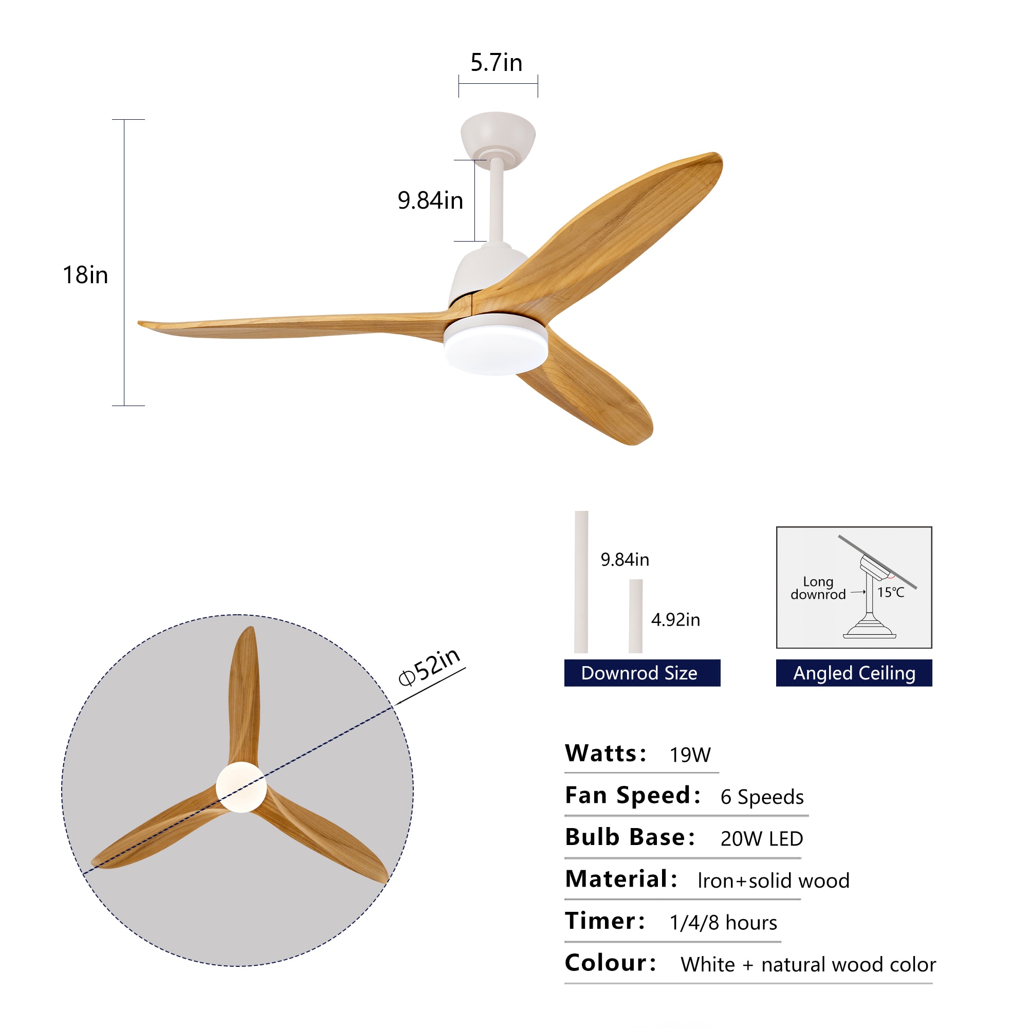 BABOOM BOM-P285766-OR Ceiling-Fans - View #6