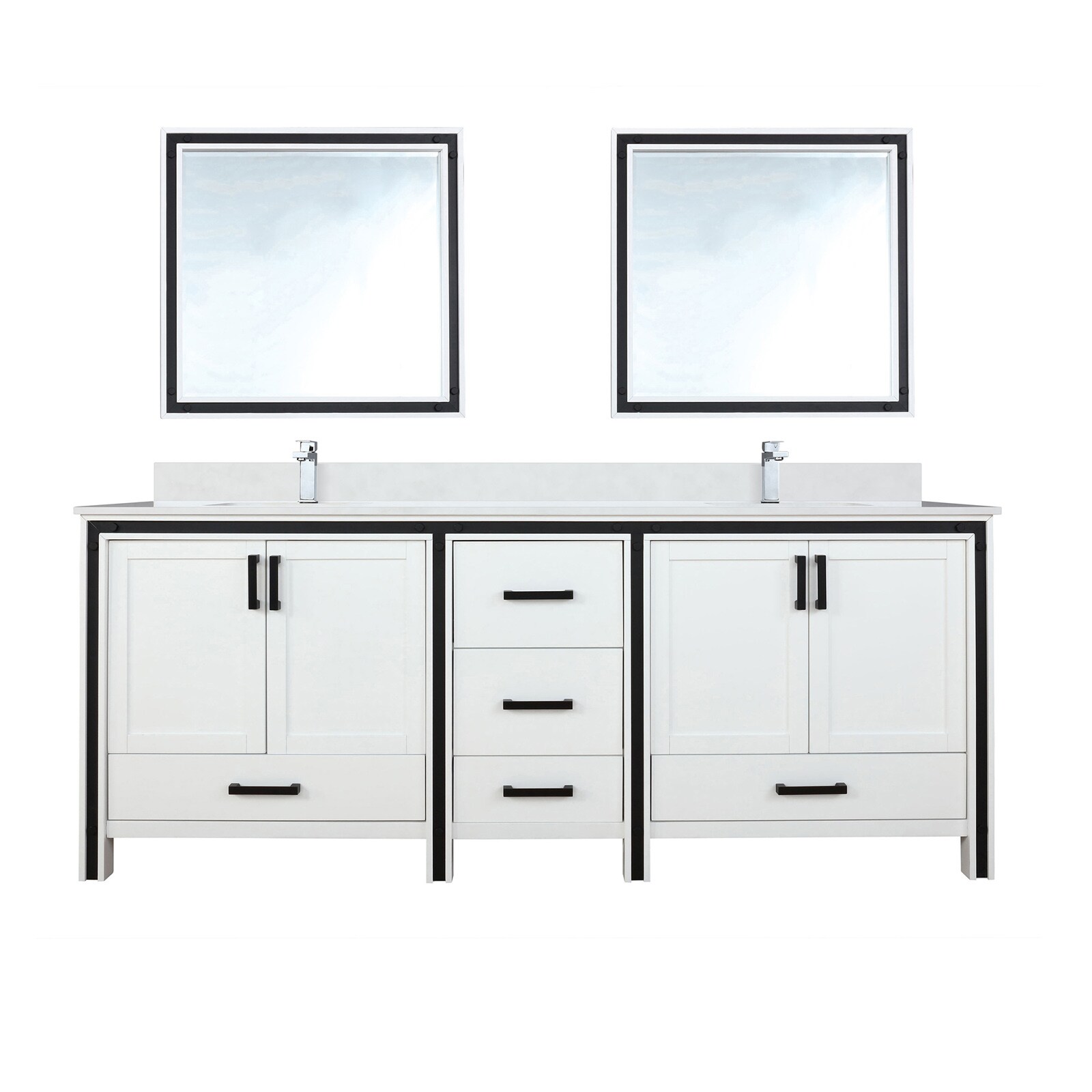 Lexora LVZV84DA211 Bath-Vanity-Combo - View #2