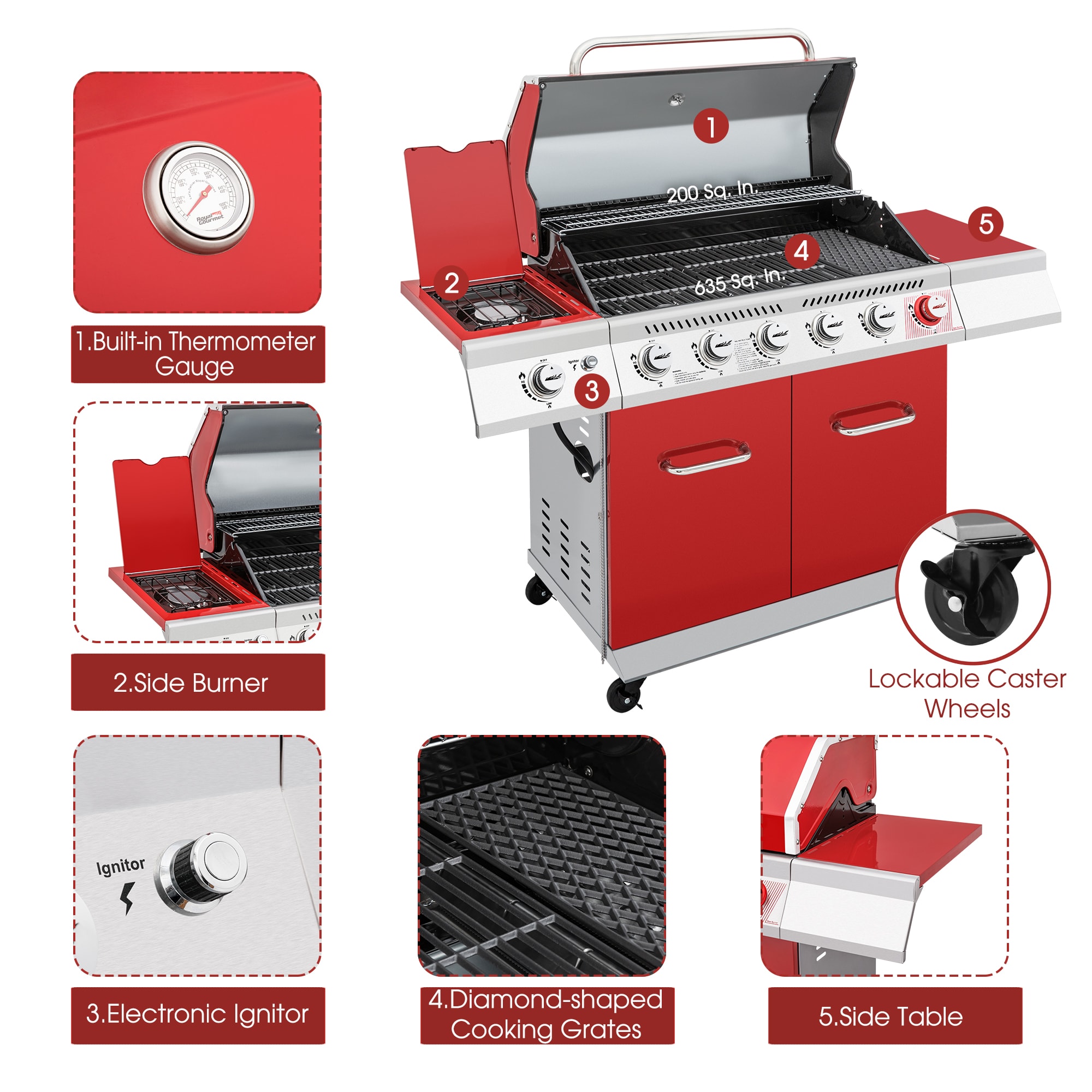 Saturn GAS Stove with Portable Grill Pan Set