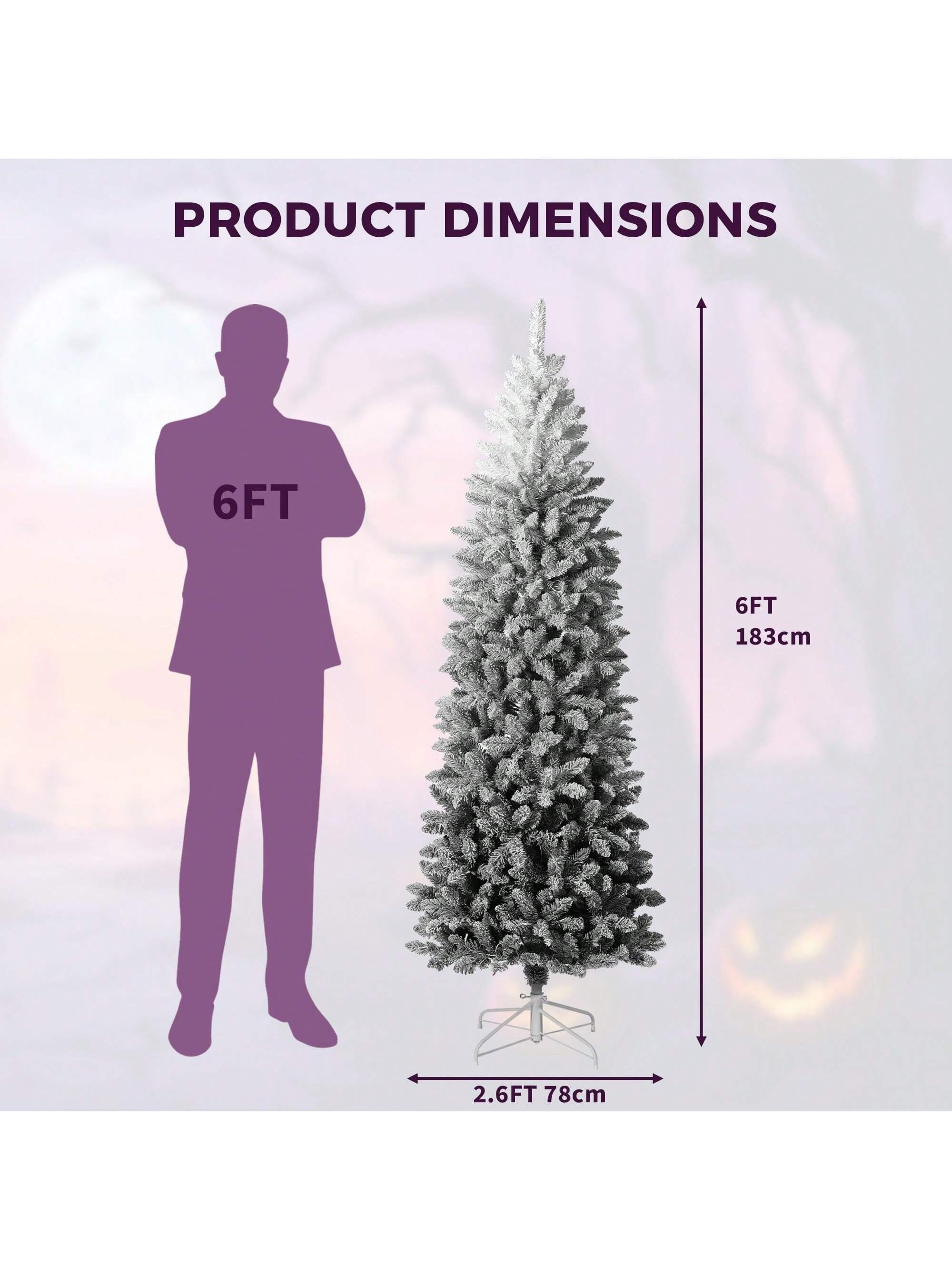 Qeetex DSDS-W6F91720 Artificial-Christmas-Trees - View #6