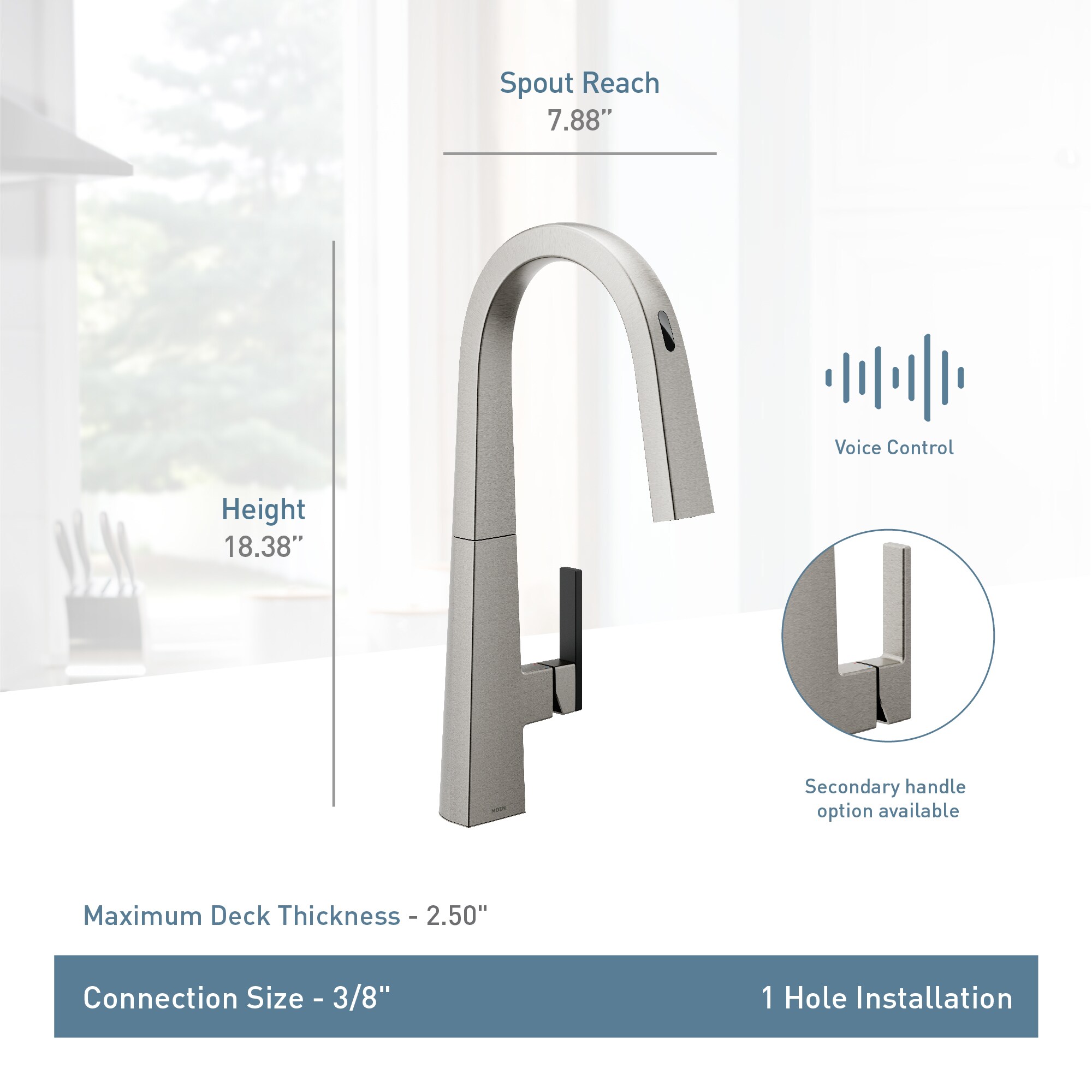 Moen S75005EVBL Kitchen-Faucets - View #11