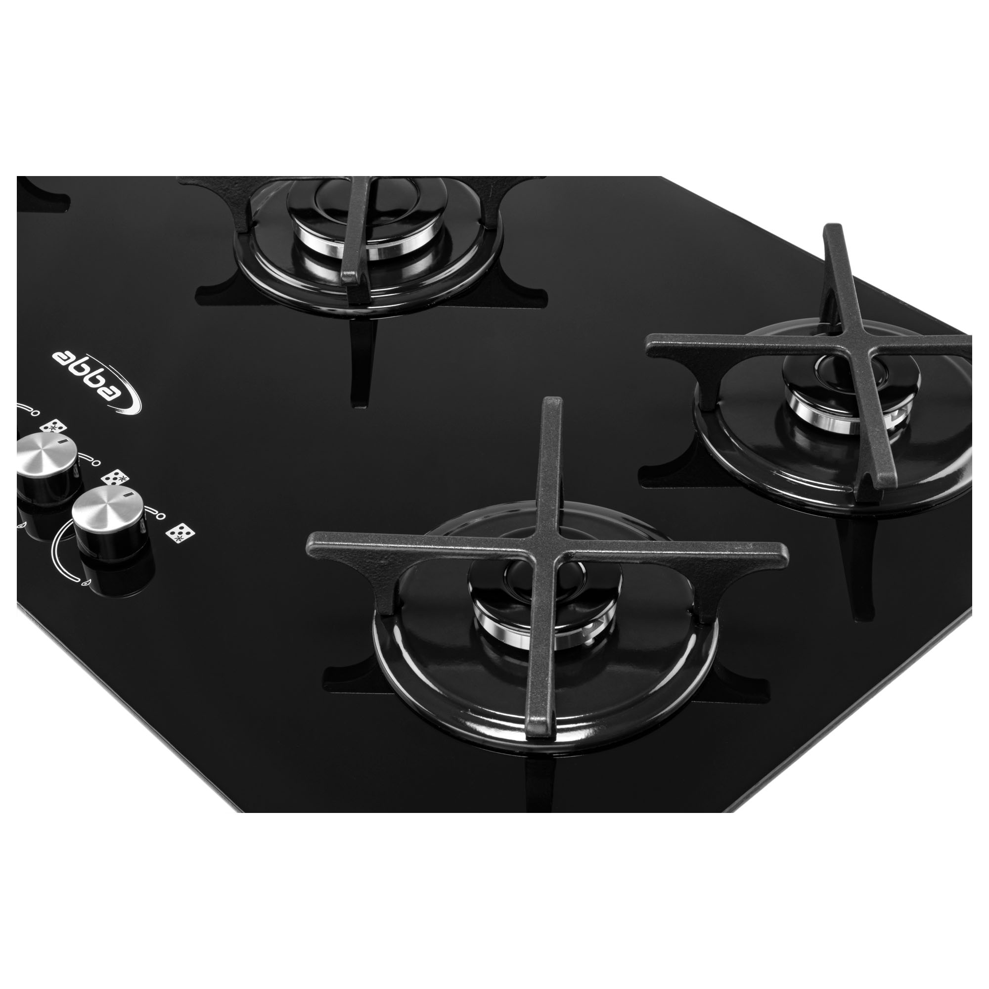 ABBA 36 Gas Cooktop with 5 Sealed Burners - Tempered Glass Surface with  SABAF Burners, Natural Gas Stove for Countertop, Home Improvement  Essentials