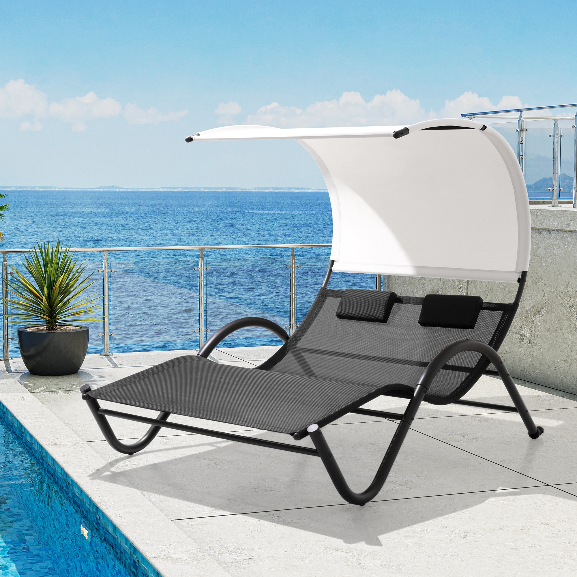 Crestlive Products CL-LG023BLK Patio-Chairs - View #2
